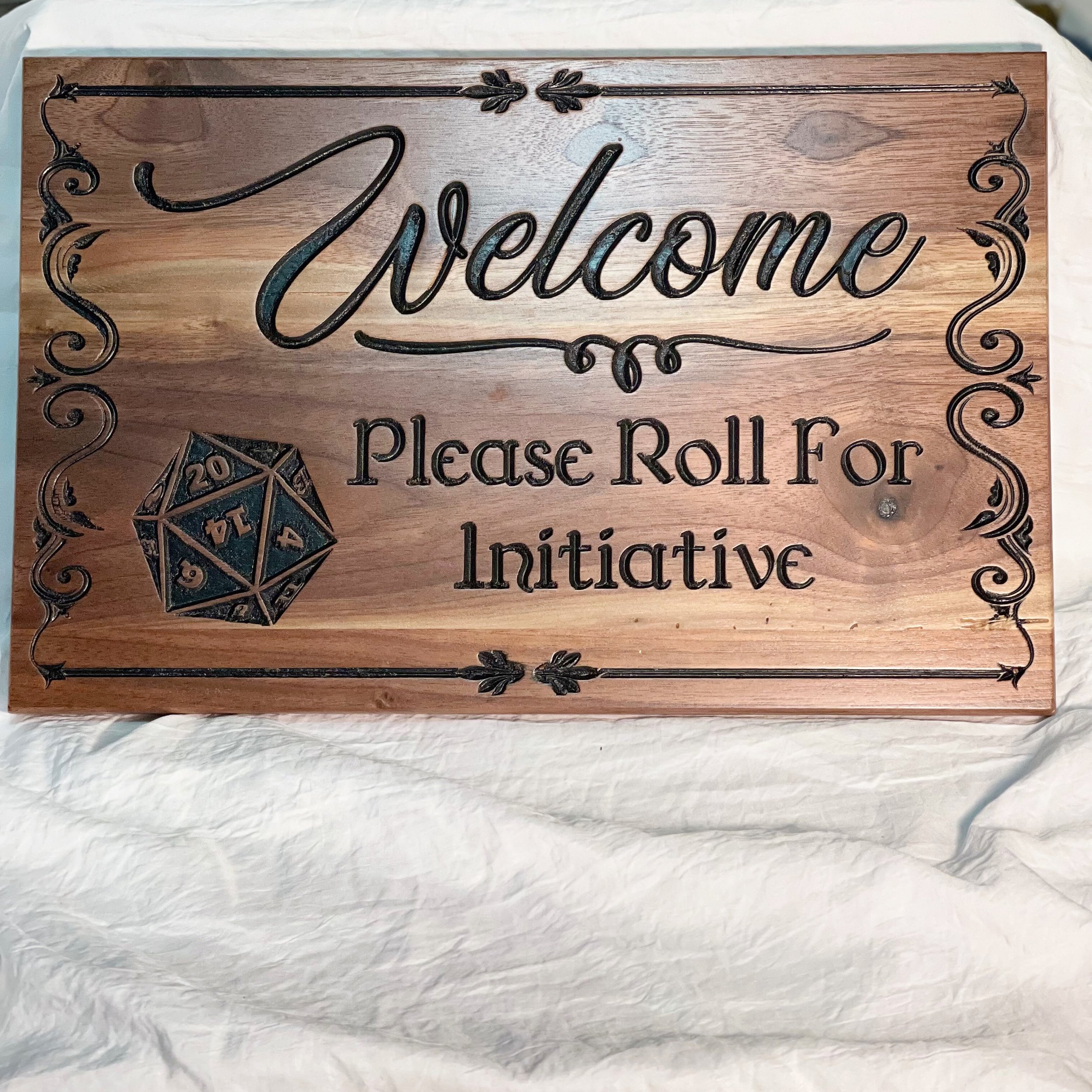 Roll for initiative rustic walnut.jpeg