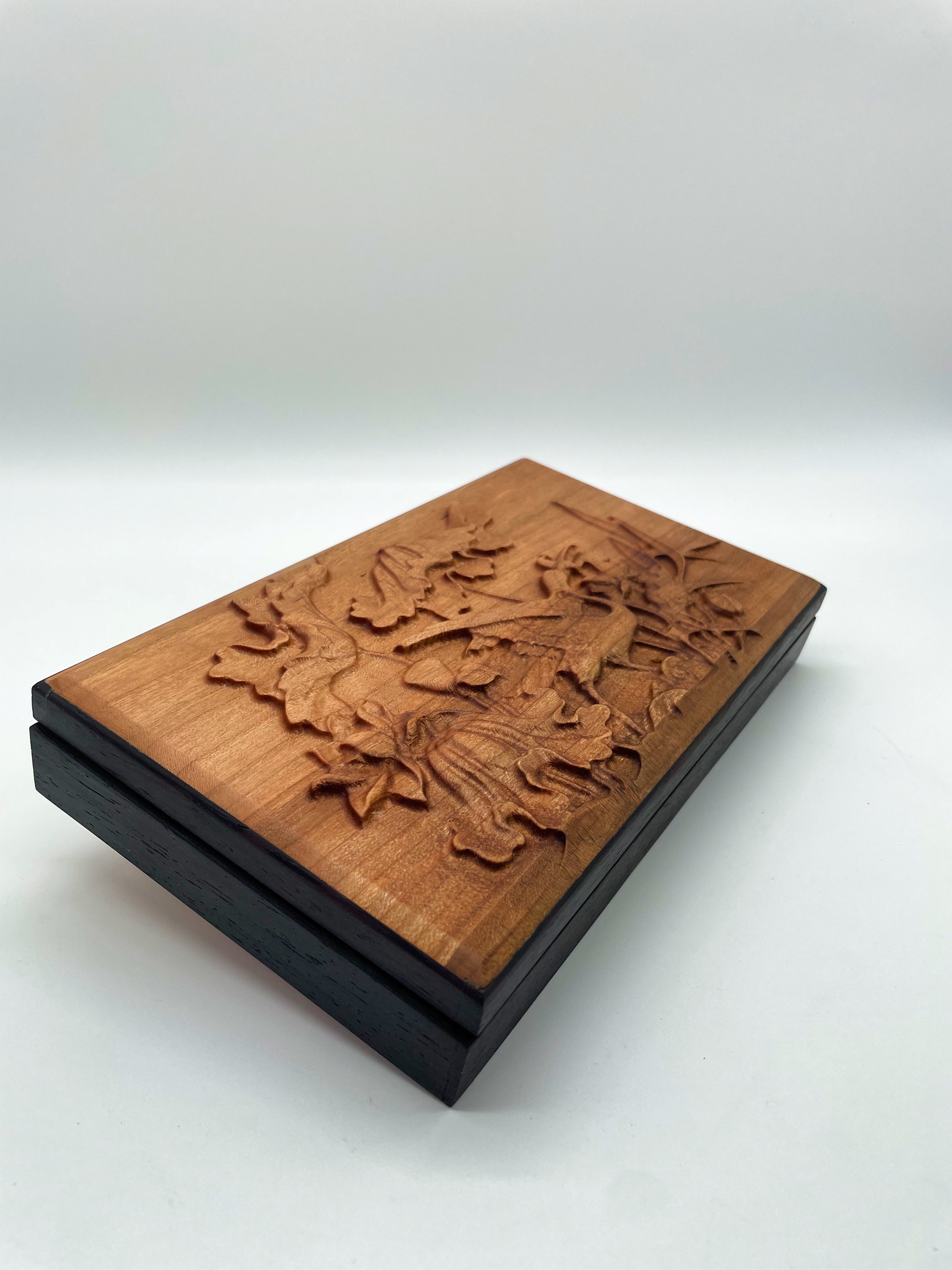 cherry wenge carved card dice case box magnetic.jpeg