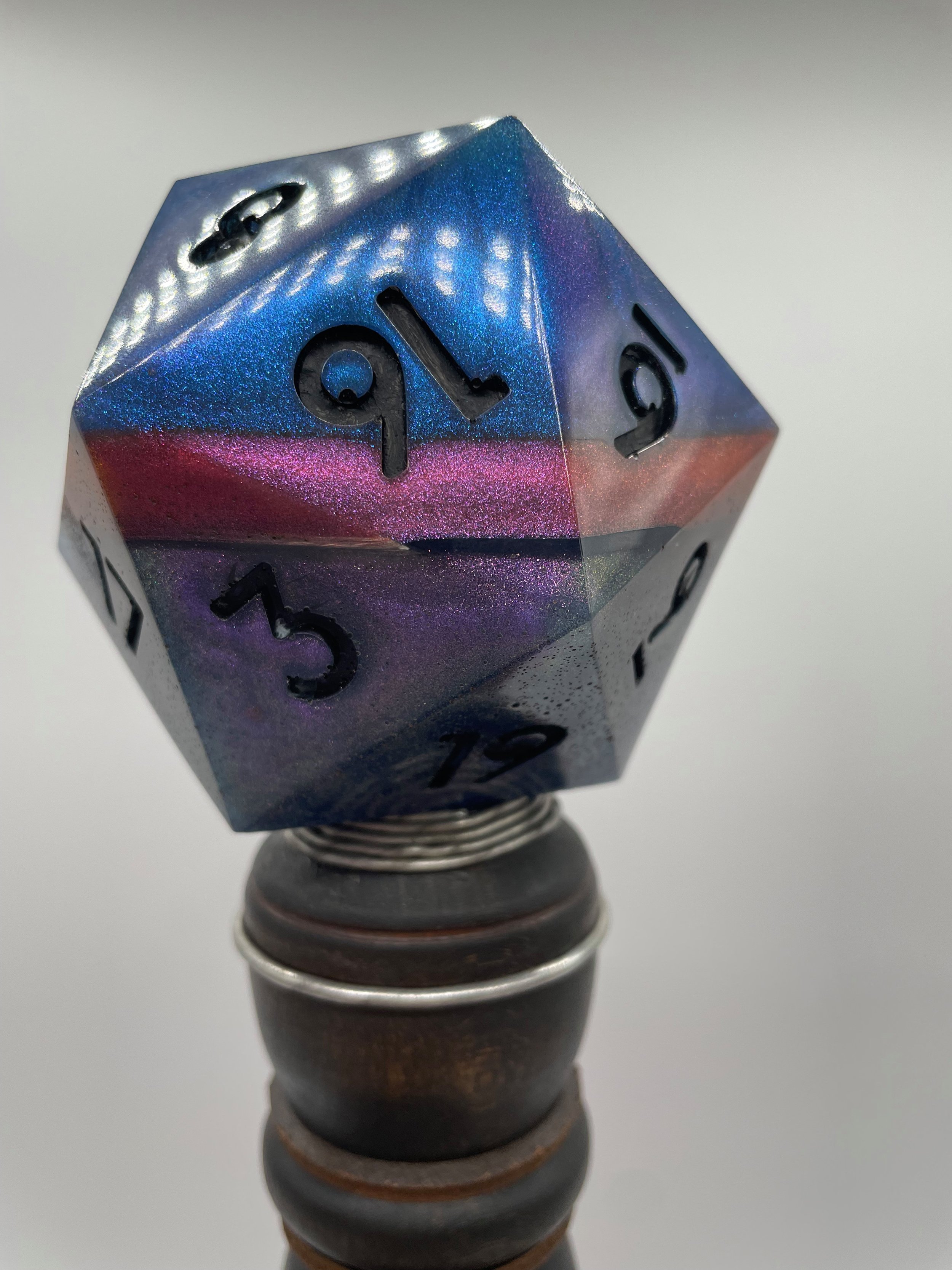 dnd d20 large resin dice mace septer.jpeg