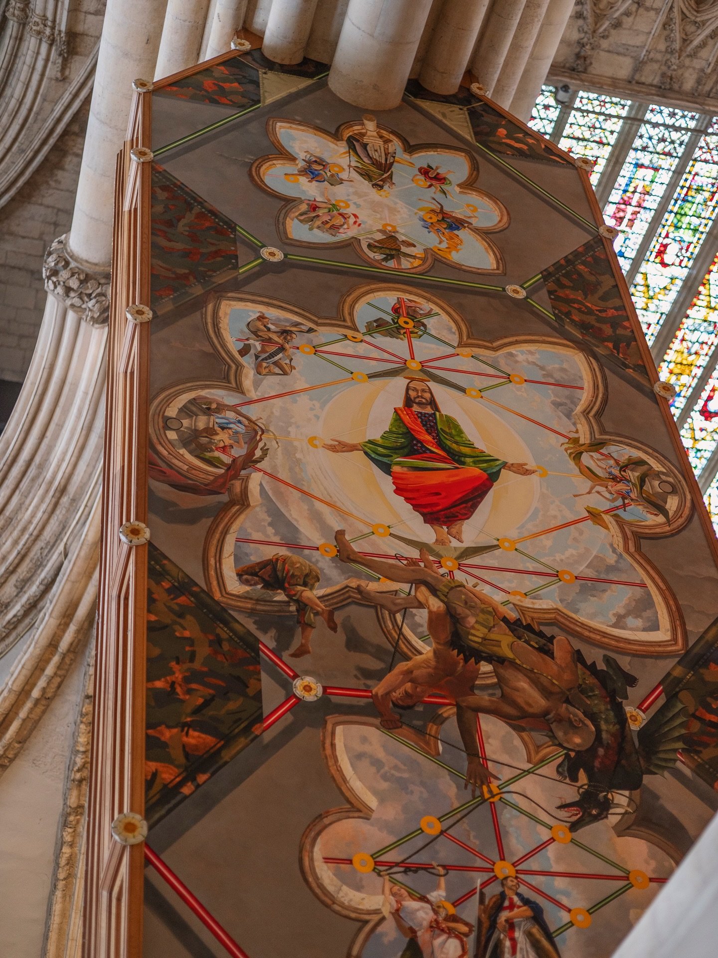 Always look up when you&rsquo;re in a church. Sometimes the most beautiful details are above you. #york #yorkminster #yorkminstercathedral #architecturephotography #architecturalphotographer
