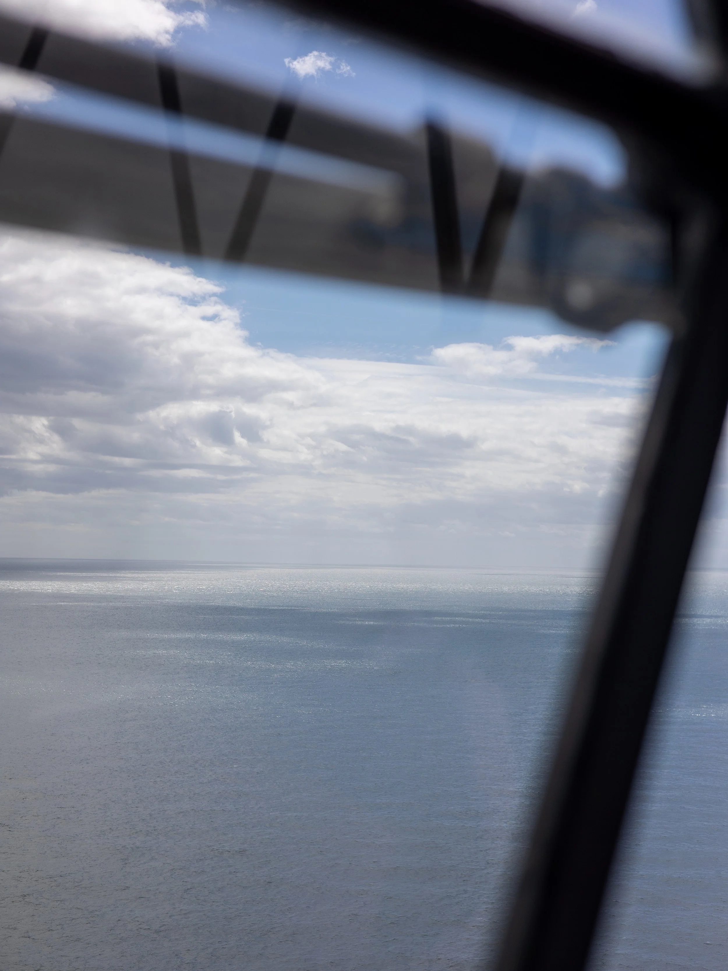 The view from the top of Mull of Galloway lighthouse.