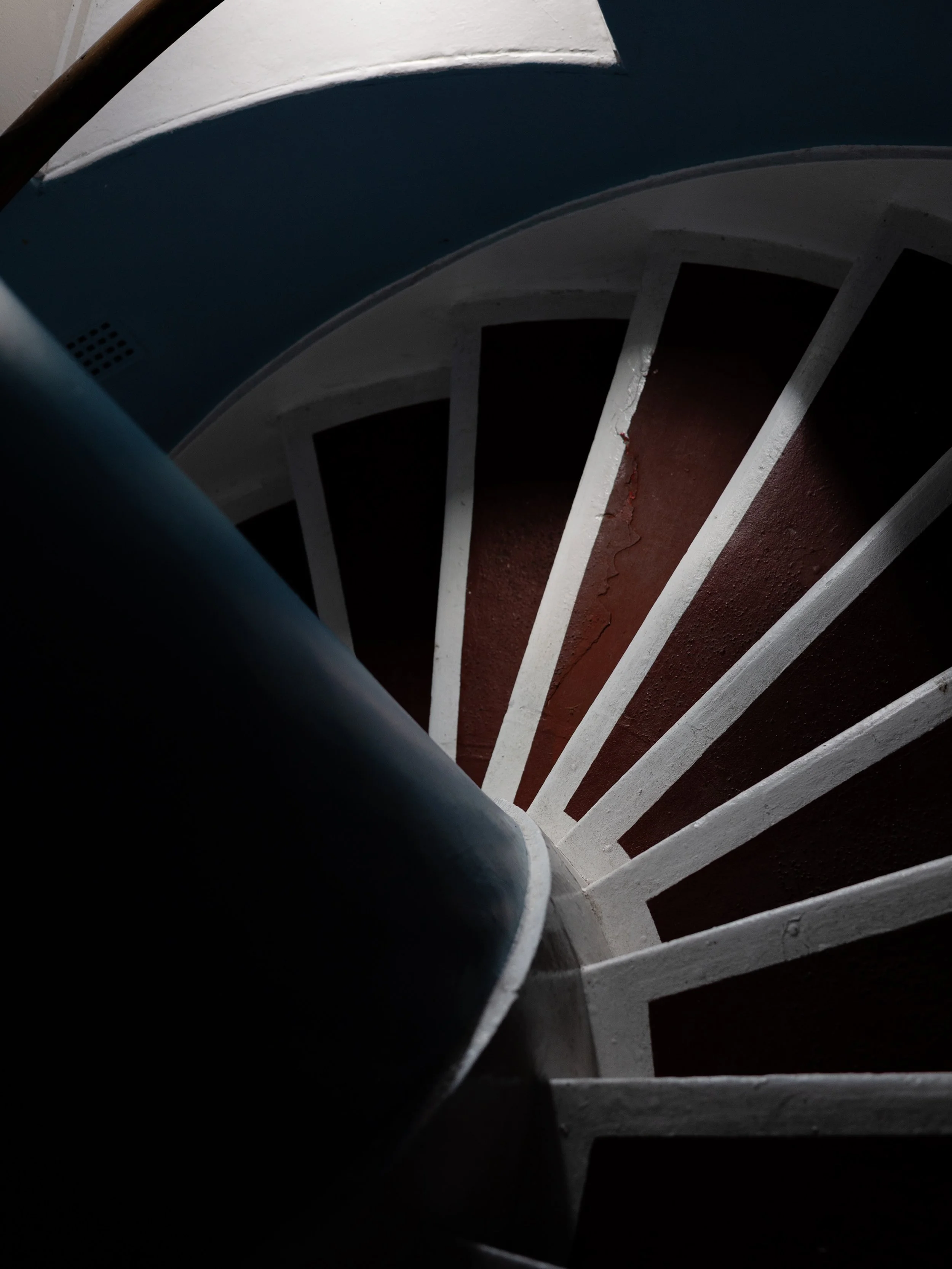 Lighthouse steps. Felt like there were more going up!