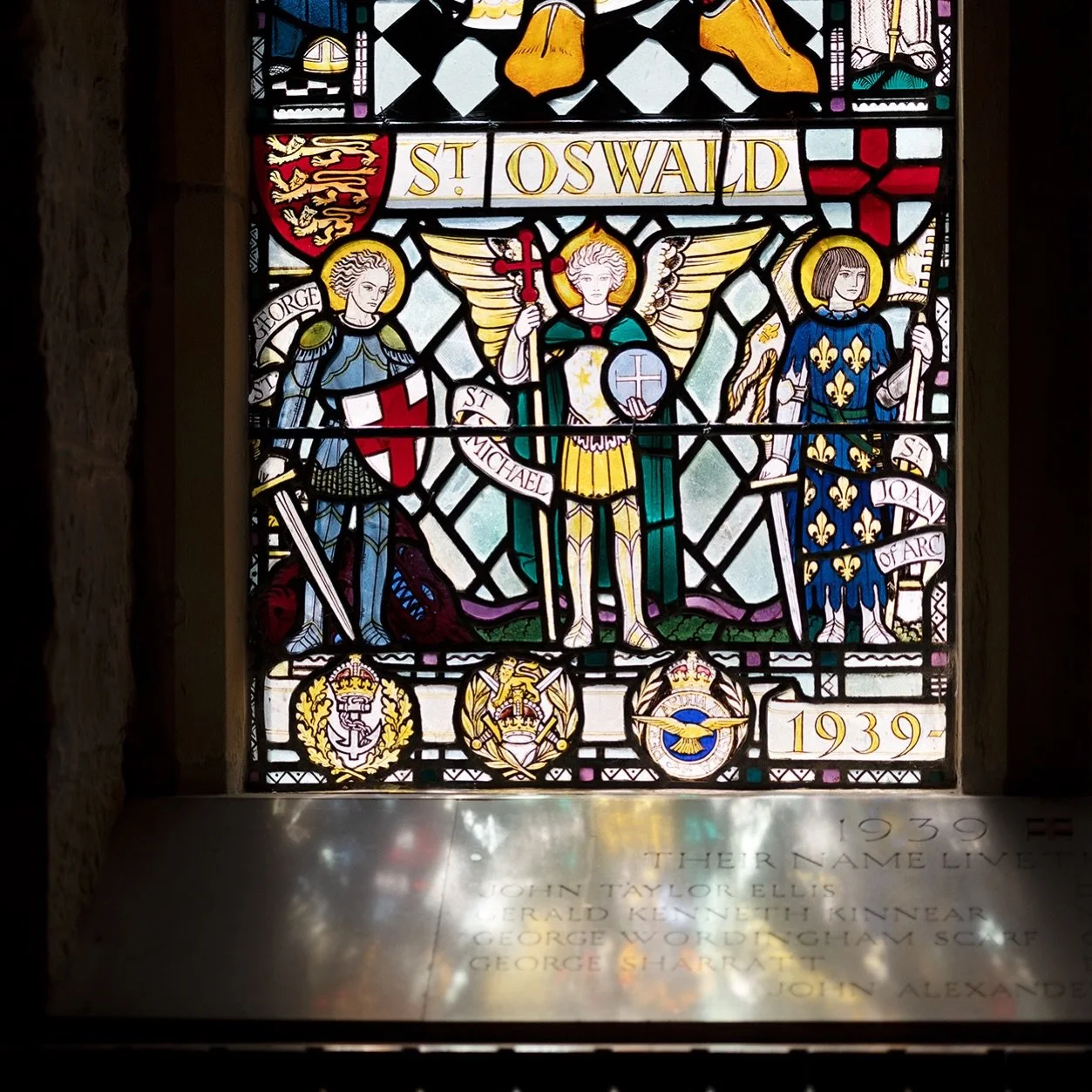 The Church of St Ebba, Beadnell, Northumberland. #stebba #stebbaschurch #beadnell #northumberland #stainedglasswindow