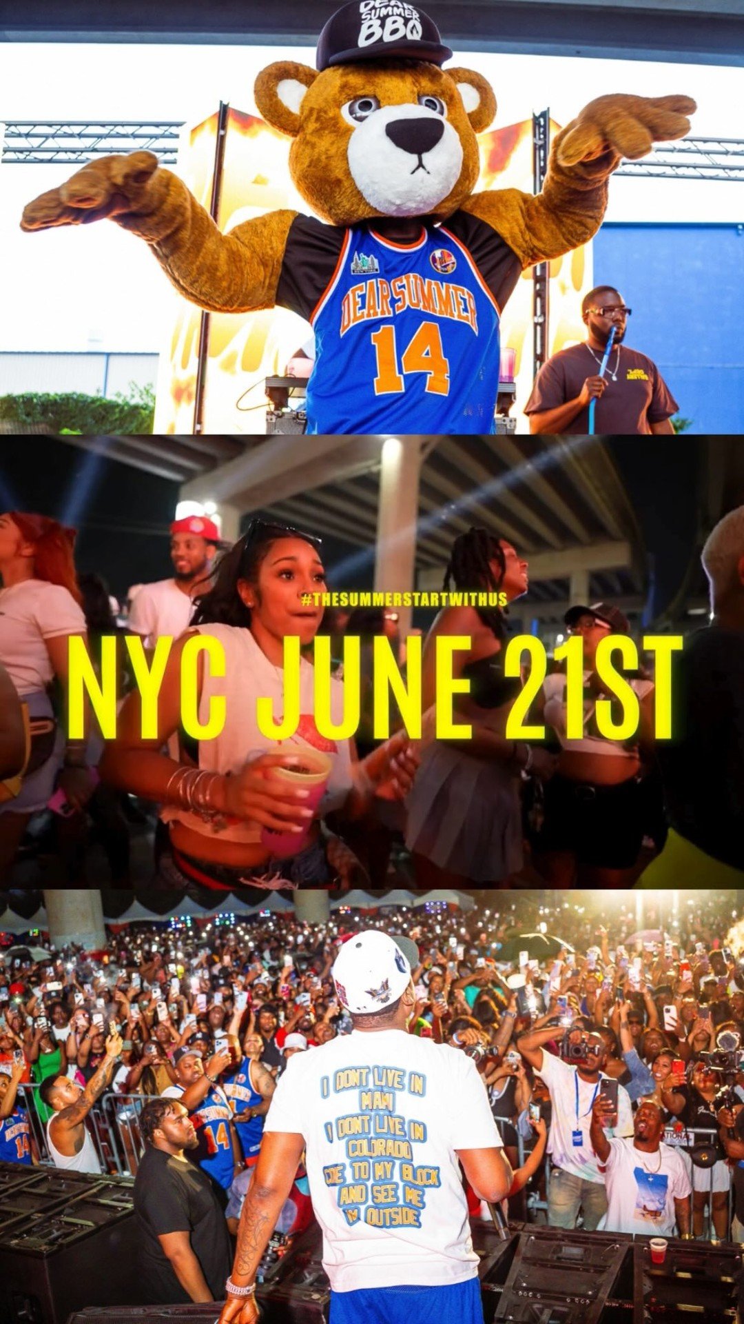 NYC, the Weather is heating up ☀️🙌🏾
THAT MEANS DEAR SUMMER IS CREEPIN UP 🥳🥳
GRAB THOSE TIX AND MEET US THERE‼️
MAKE SURE you lock in your tickets at the lowest price NOW before they go Up
Tag your #DearSummerFestival Crew 🙌🏾
#Newyorkevents