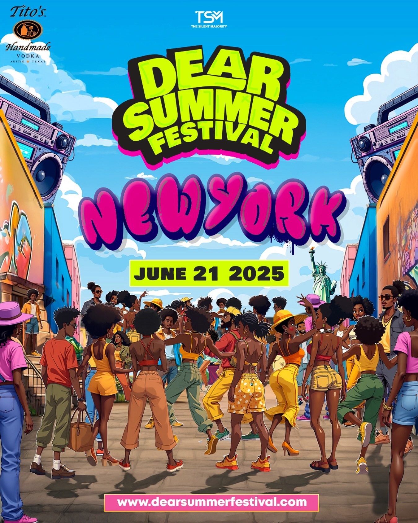 🗽NYC🗽, THE WAIT IS OVER ‼️
TIX HAVE FINALLY BEEN RELEASED AND ARE ON SALE NOW‼️
GRAB THOSE TIX AND MEET US THERE‼️
What to expect 🥳🎉 :
Unmatched Vibes & Energy 🔋🚀
🍔 Delicious Food
Dope Activation’s
🎤🎶 Great Music
💃🏾🕺🏽Non