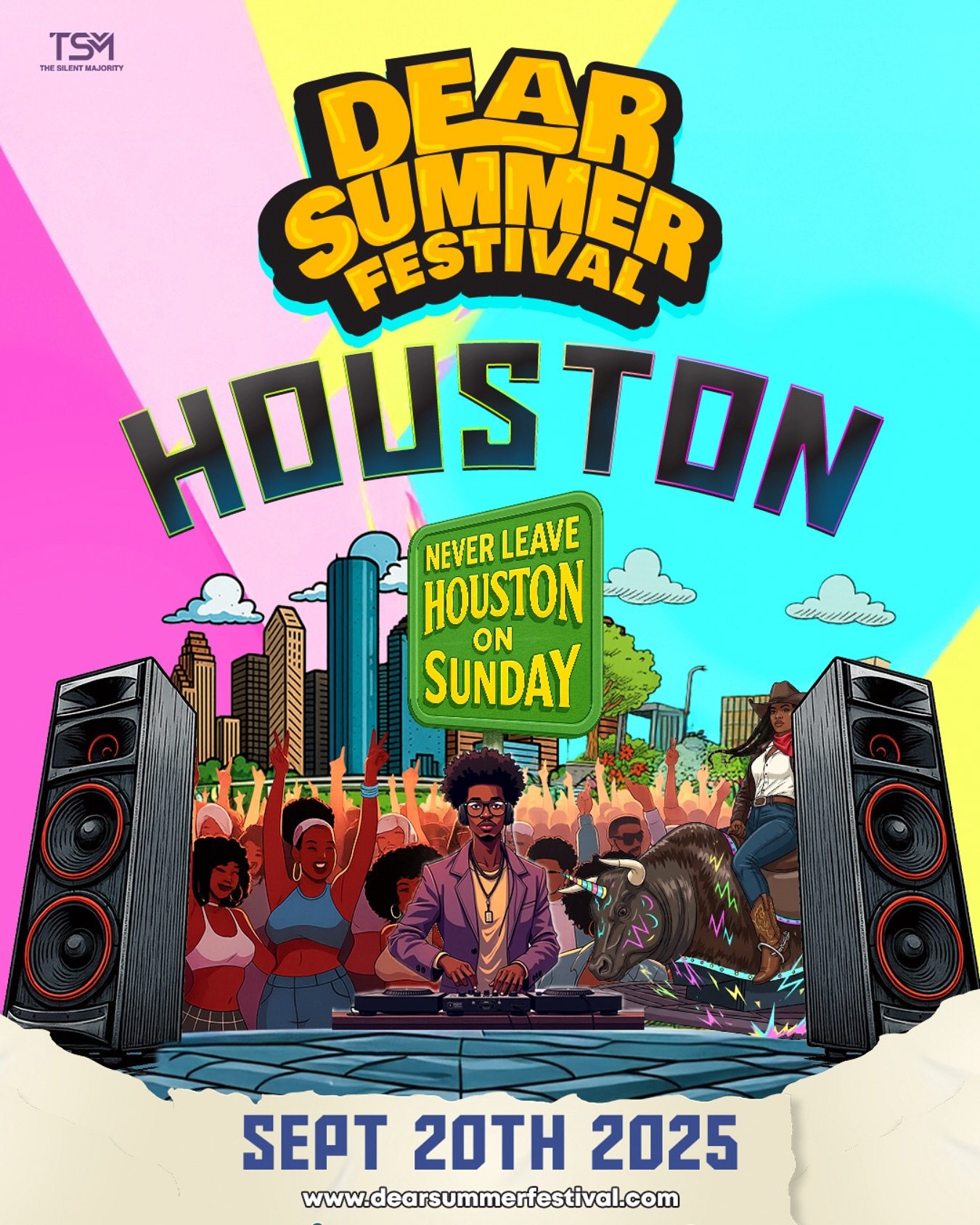 🔥 Houston, WE HAVE A PROBLEM‼️🚀🧨🔥
Tickets For Dear Summer Festival Houston will be live 11am EST 🕚‼️
New OUTDOOR venue with the Ultimate Summer Experience🙌🏾
What to expect 🥳🎉 :
Unmatched Vibes & Energy 🔋🚀
🍔 Delicious Food
Dope A