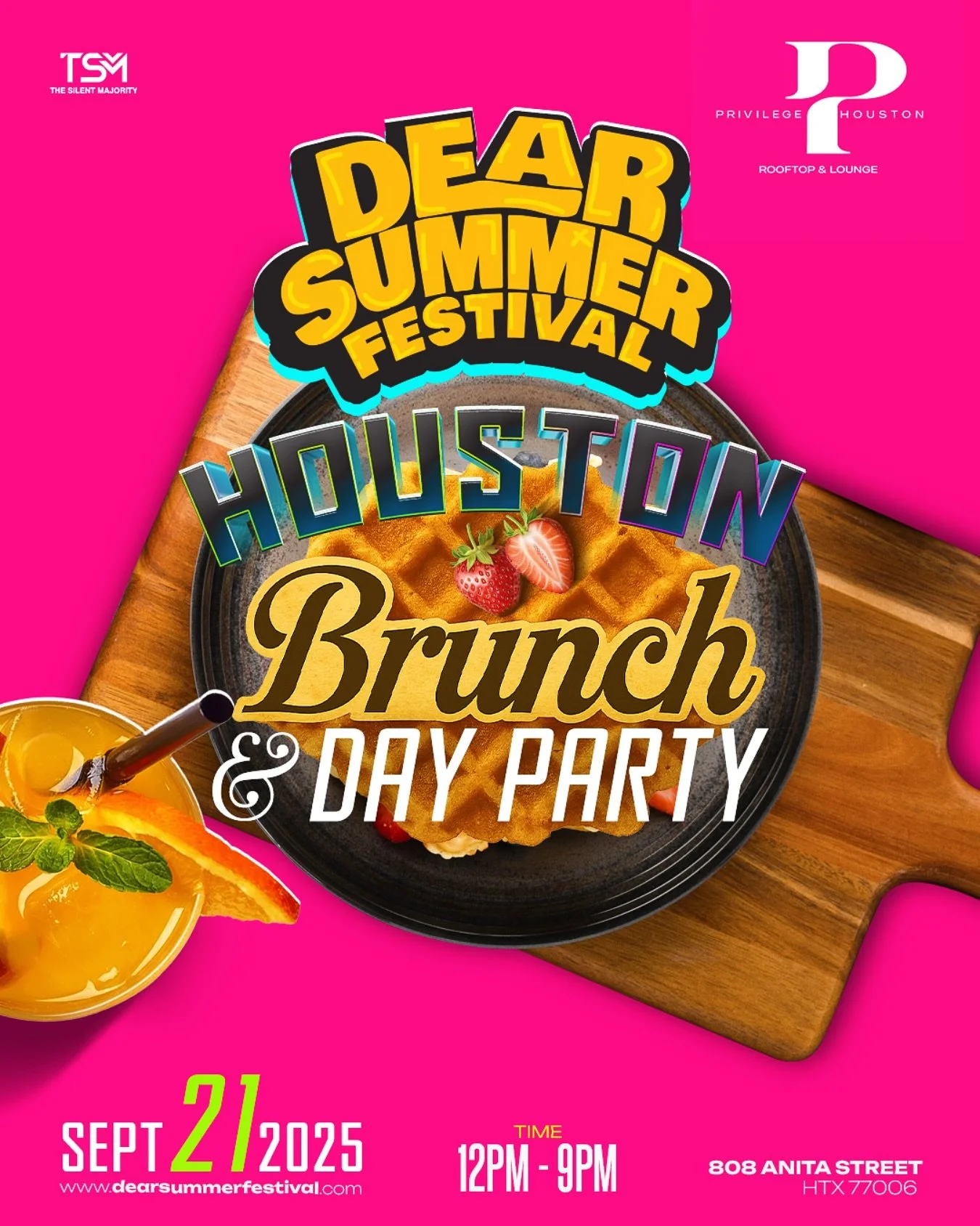The Ultimate Brunch/Day Party Experience 🥂
After the After Party… We Brunchin’. ✨
Catch us at @privilegehtx on the rooftop for the Sunday vibes.
NEVER leave HOUSTON on a Sunday‼️
Good Vibes. Good Eats. That Day Party Energy You&rsq