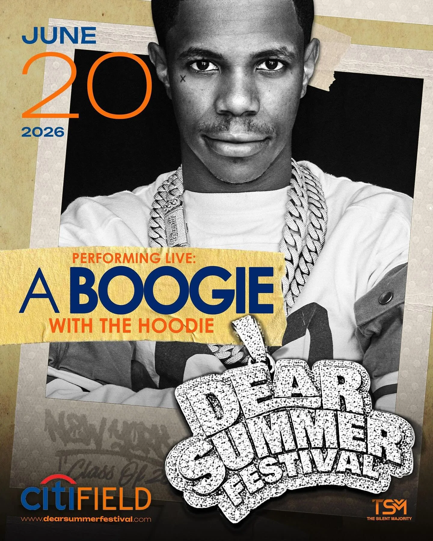 NYC, A BOOGIE WIT DA HOODIE IS TOUCHING THE DEAR SUMMER FESTIVAL STAGE 🔥

From The Bronx To The Biggest Summer Vibes In The City&hellip; It&rsquo;s Only Right 💫

Get Ready For The Melodies, The Pain, The Hits, And Them Sing-Along Moments You Feel I