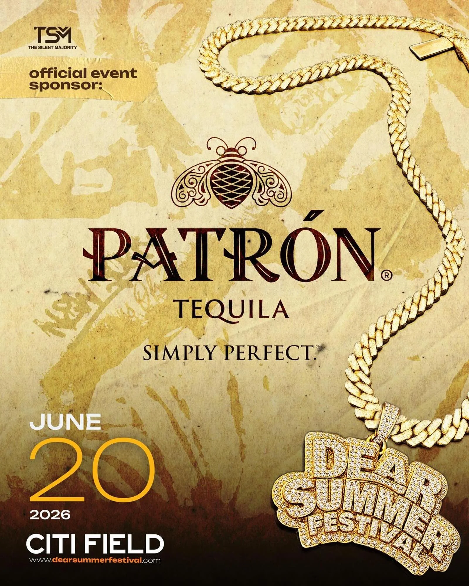 🏆 Voted Most Likely To Turn &ldquo;I&rsquo;m Staying For An Hour&rdquo; Into An All-Day Adventure

We&rsquo;re Excited To Welcome Patron Tequila As An Official Sponsor Of Dear Summer Festival NYC

The Music Will Be Loud
The Fits Will Be Fire
The Gro