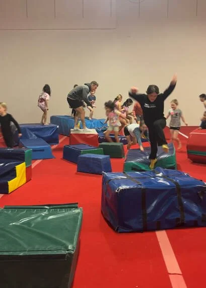 kids doing gymnastics