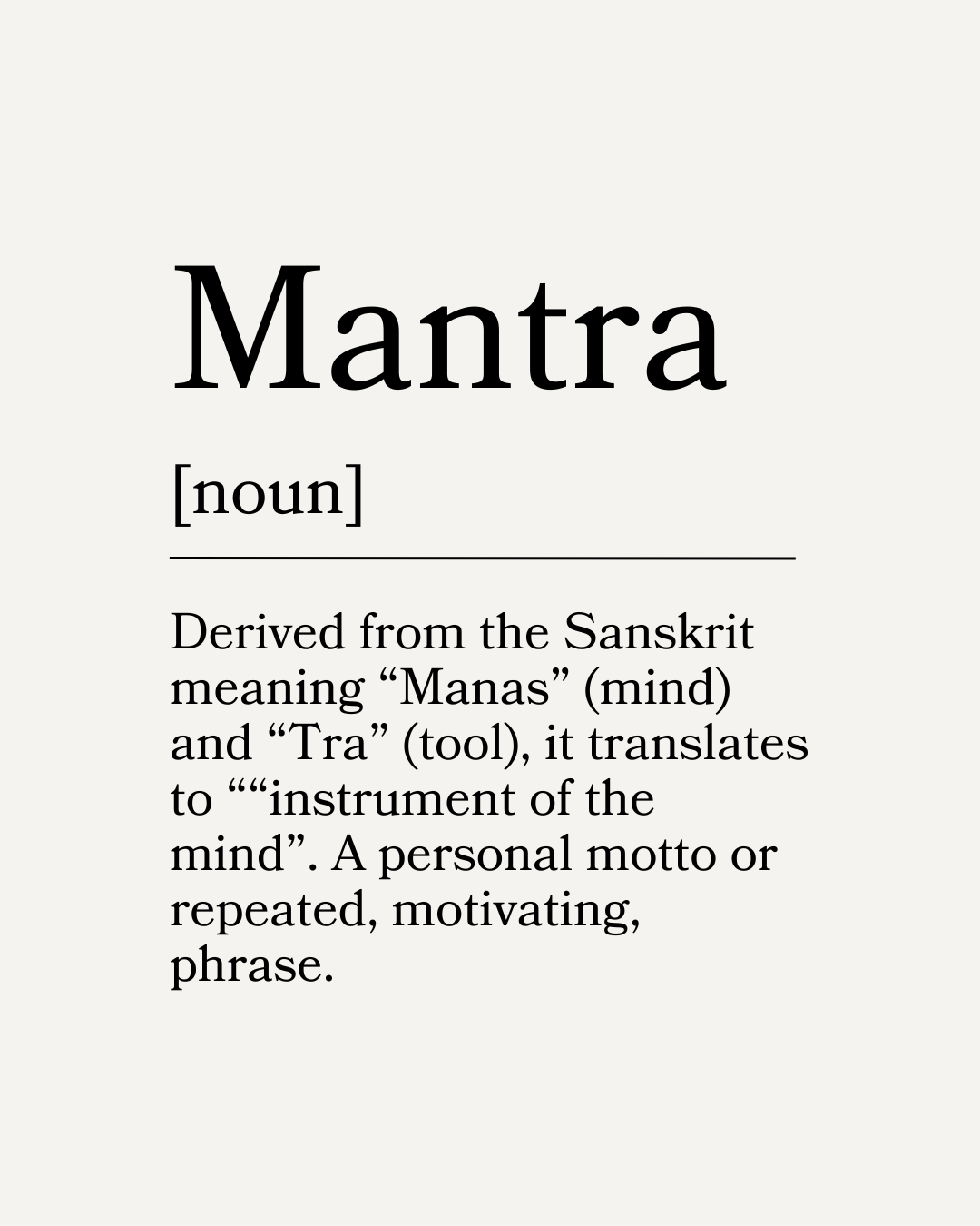 Mantras are an effective mind tool in therapy