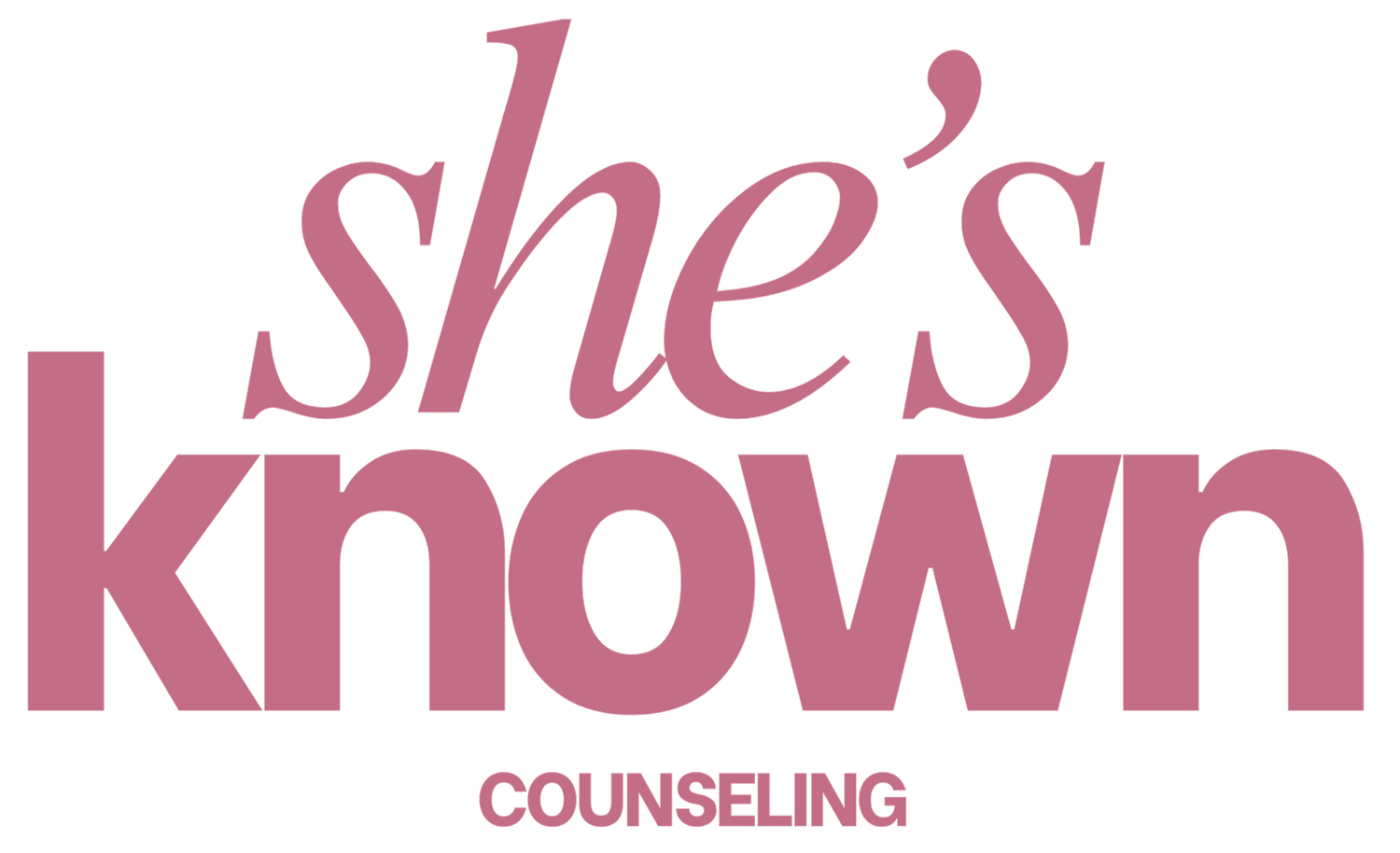 She's Known Professional Counseling