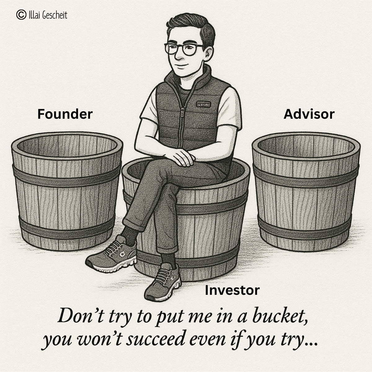 Don't try to put me in a bucket!