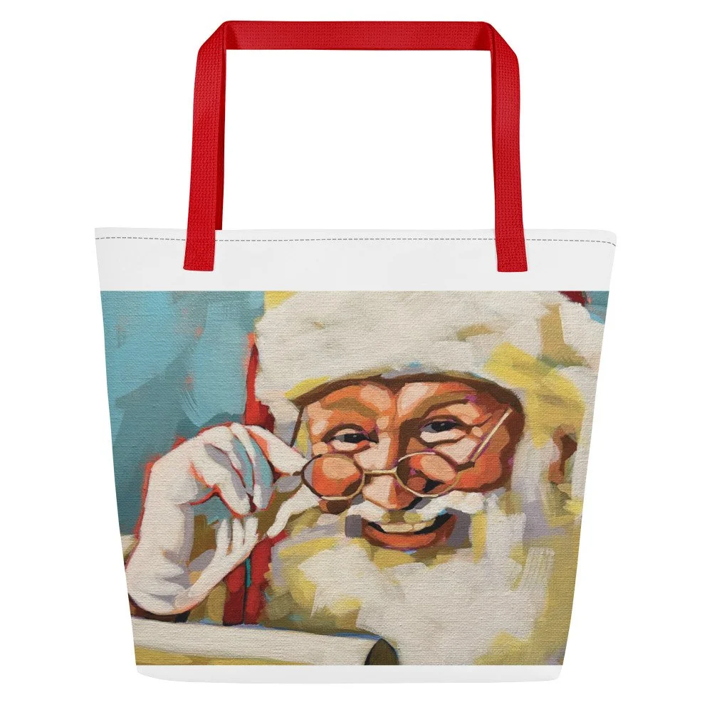 SANTA 2025 LARGE TOTE