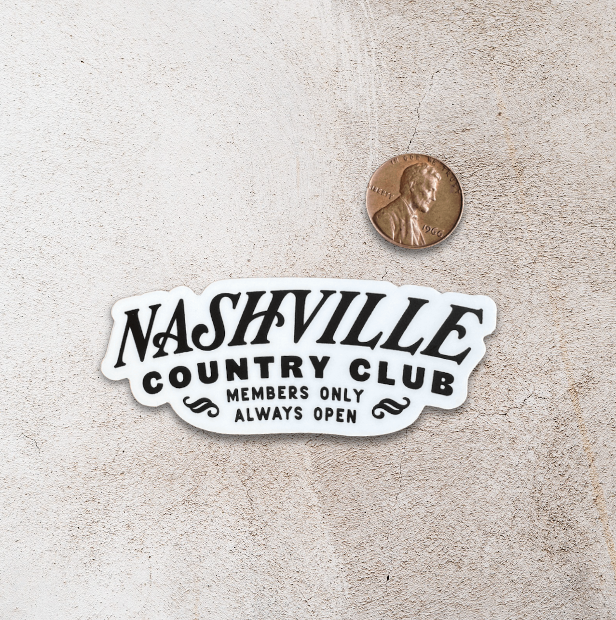 Nashville Country Club Mini Sticker