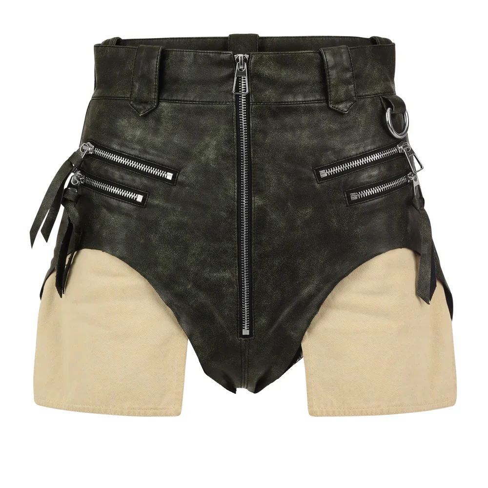 Leather Vintage Shorts