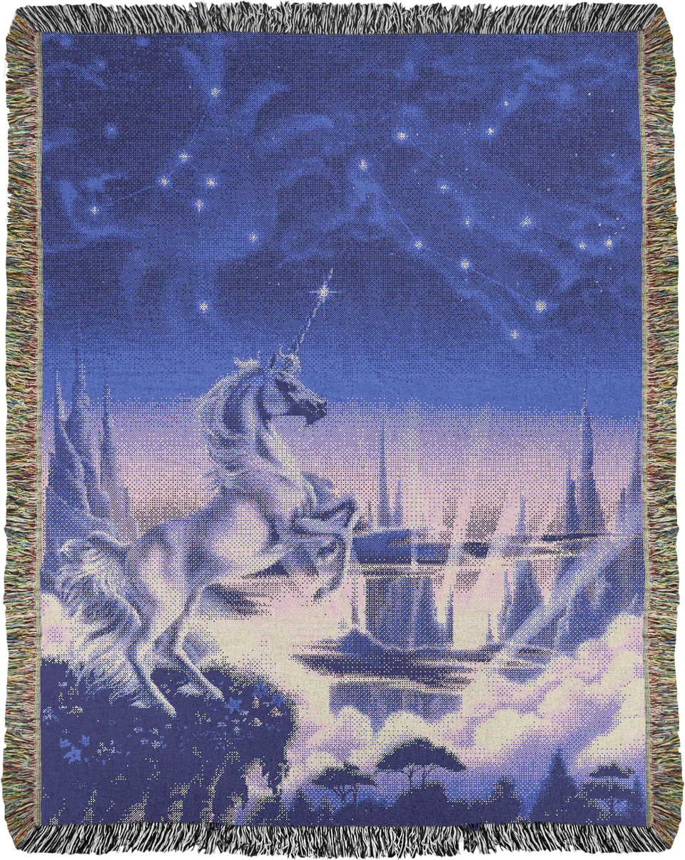 Unicorn's Edge Woven Blanket