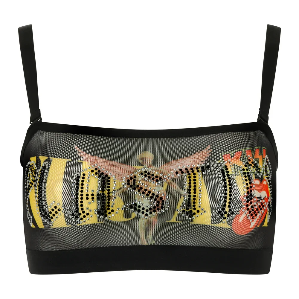 Plastics Rhinestone Bralette
