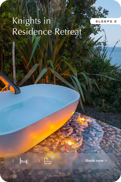 Knights in Residence Retreat | ULA Stays boutique accommodation for two overlooking Poor Knights Islands