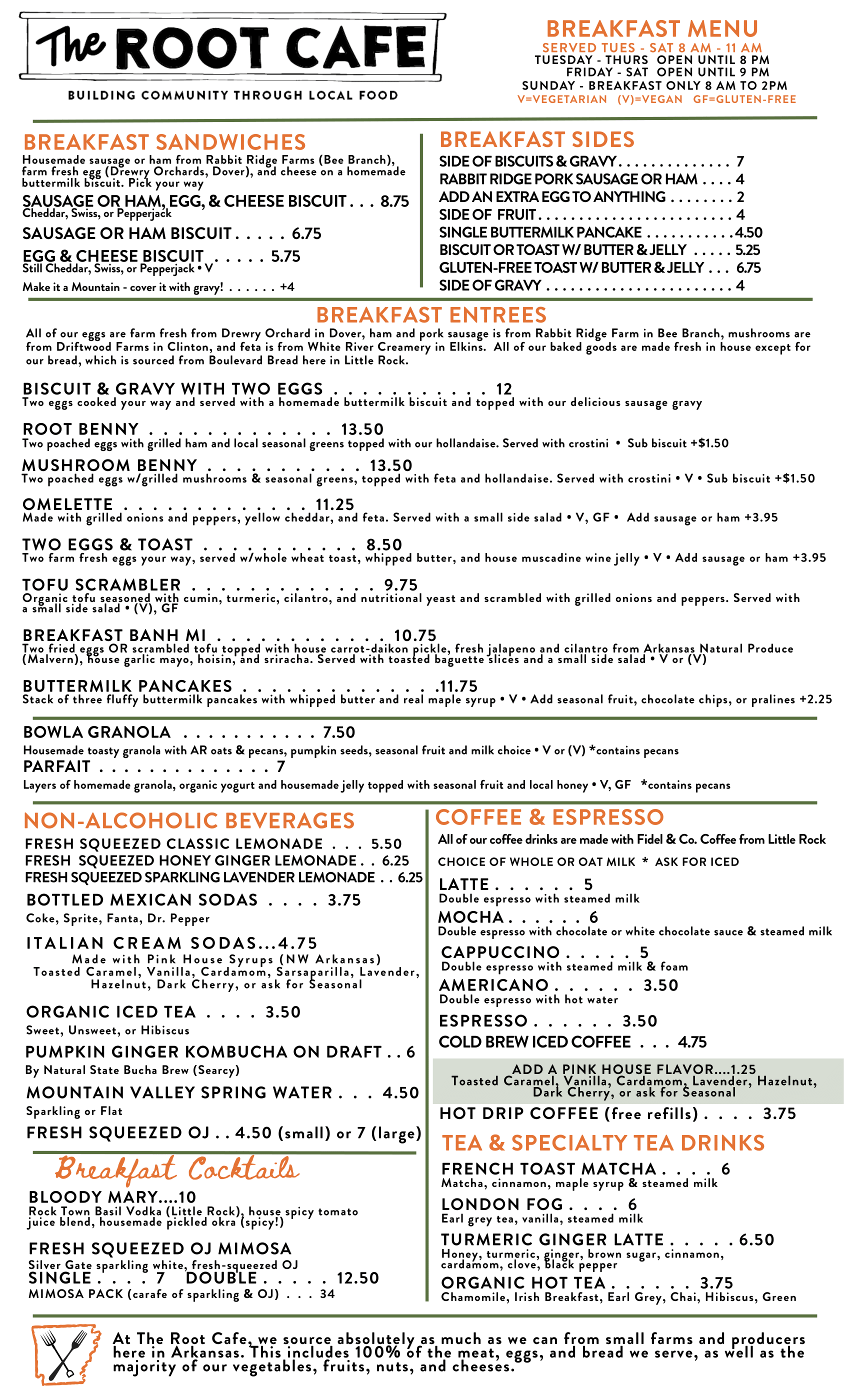 Breckenridge Village - West LR — The Root Cafe - Farm to Table Comfort ...