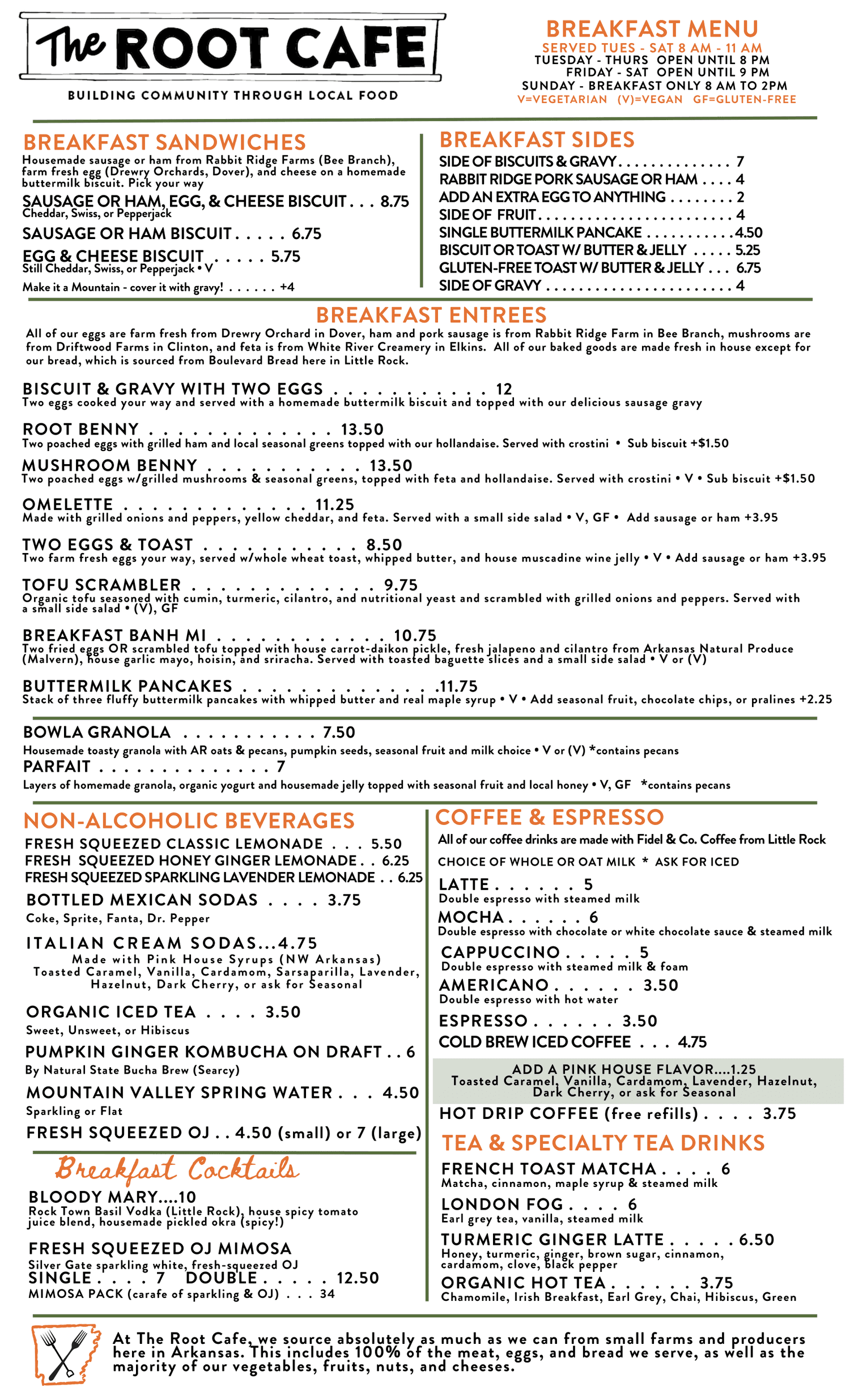 Breckenridge Village - West LR — The Root Cafe - Farm to Table Comfort ...