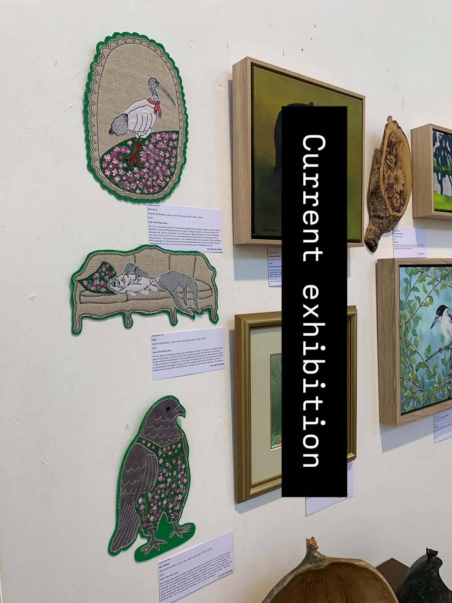 Curated by @fgroom_artist hanging @butterfactoryartscentre until 7th Sept
