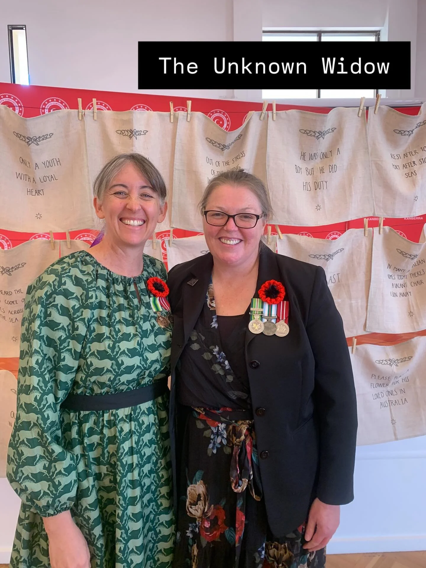 Honoured to present The Unknown Widow exhibition at the Turkish Embassy, Canberra on Remembrance Day 2025.