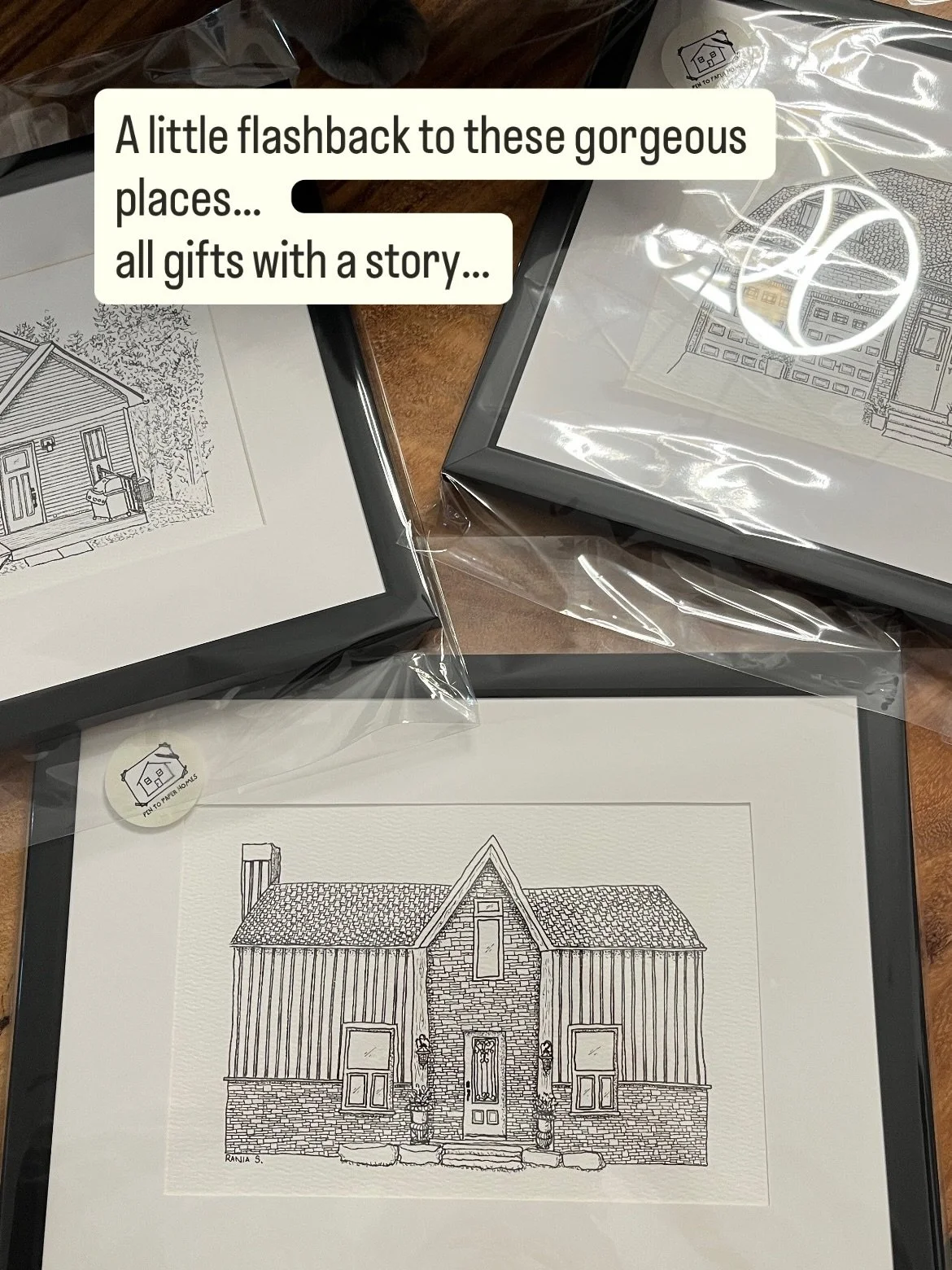They were picking up a portrait they ordered for their parents 🤍

And let&rsquo;s just say it wasn&rsquo;t a house portrait&hellip; but I know it will bring on happy tears&hellip;

It feels so special knowing people love your art so much they want m