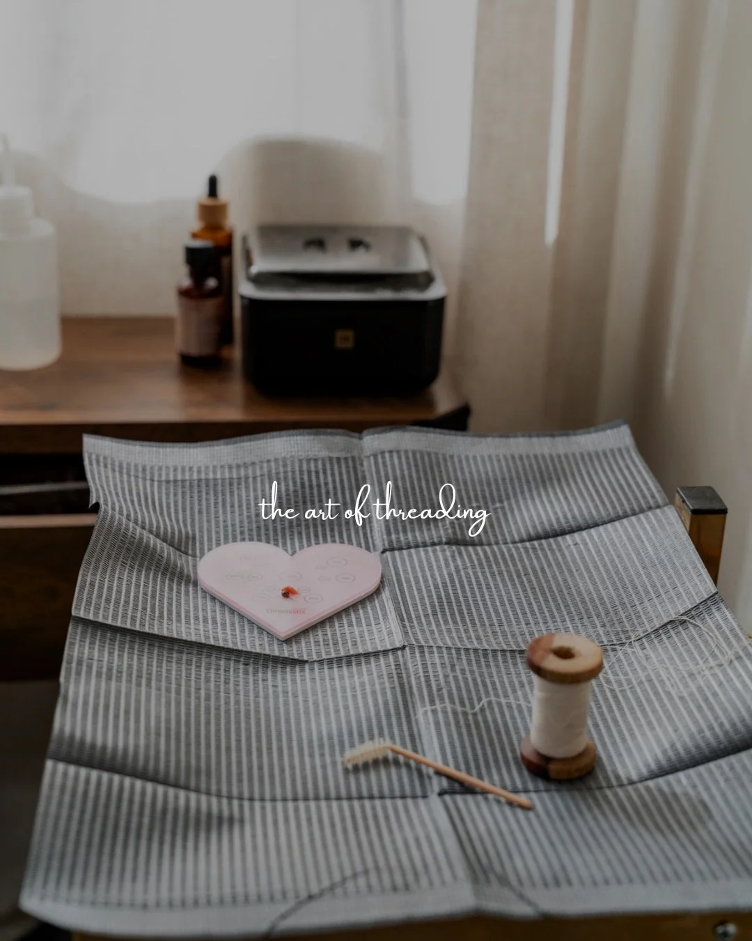 threading is more than hair removal, it&rsquo;s a ritual 🕊️

originating in south asia and the middle east over 6,000 years ago, threading was passed down as an art - precise, intentional, and deeply rooted in self-care. one single cotton thread. ze