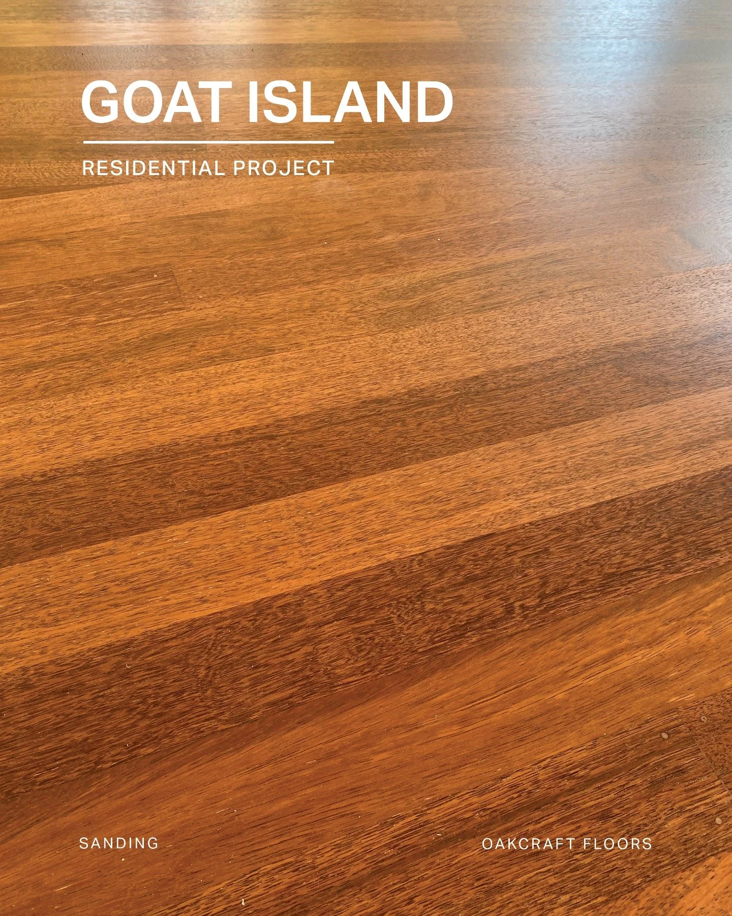 An existing kwila floor at Goat Island, given a new lease of life.

Our client wanted to modernise the space while preserving the natural warmth of the timber, so we sanded back the original finish and applied a fresh coat system to bring out its dep