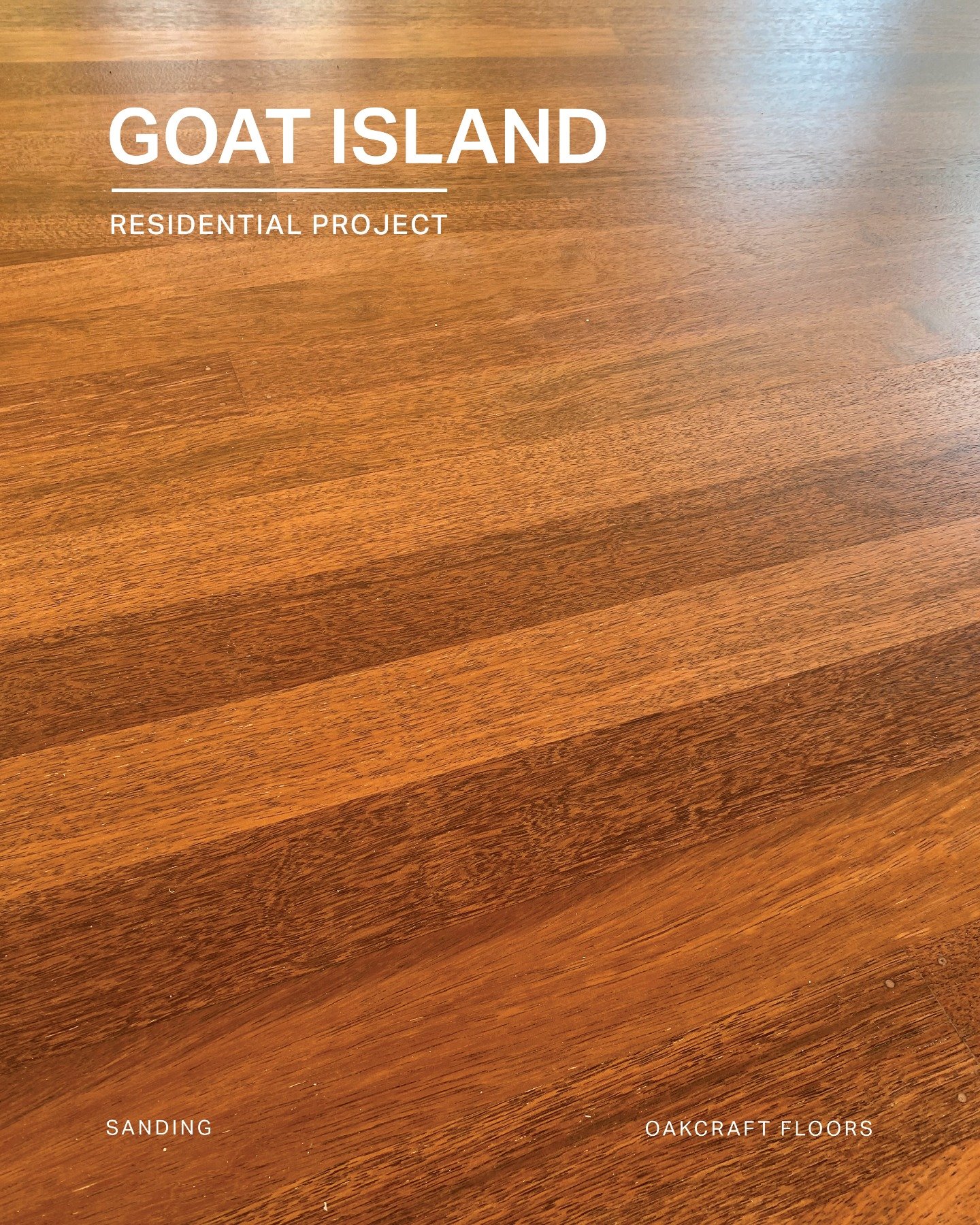 An existing kwila floor at Goat Island, given a new lease of life.

Our client wanted to modernise the space while preserving the natural warmth of the timber, so we sanded back the original finish and applied a fresh coat system to bring out its dep