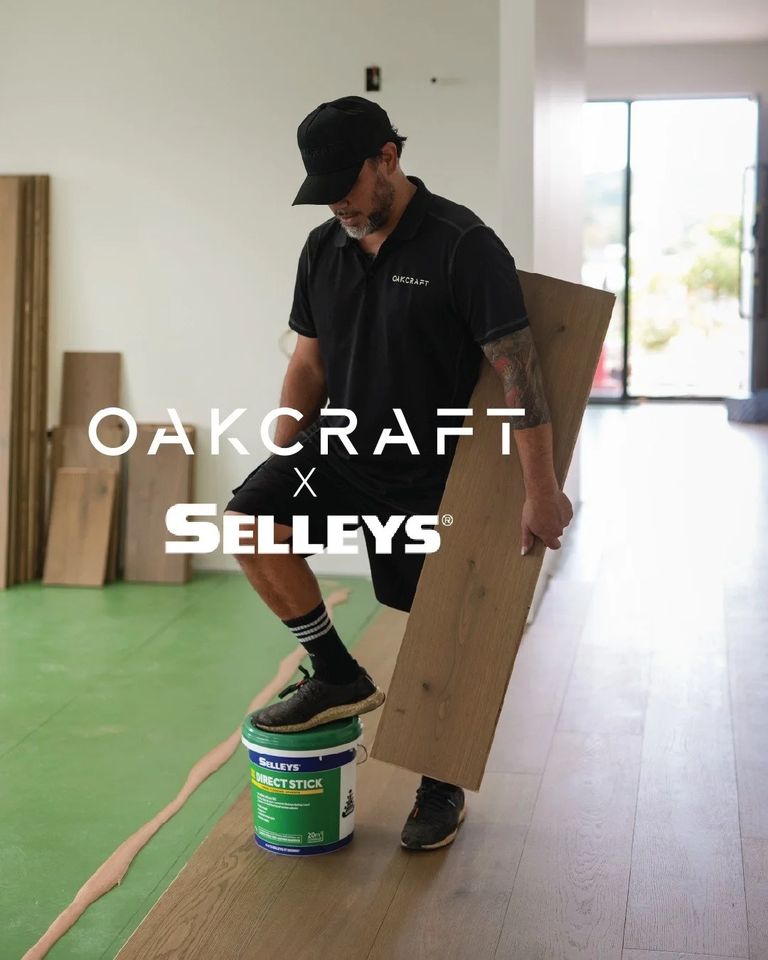 A premium floor is built from more than just the timber you see on the surface.

The products underneath matter too.

That&rsquo;s why we work with Selleys Direct Stick, a timber flooring adhesive designed for strong, reliable bonding and long-term p