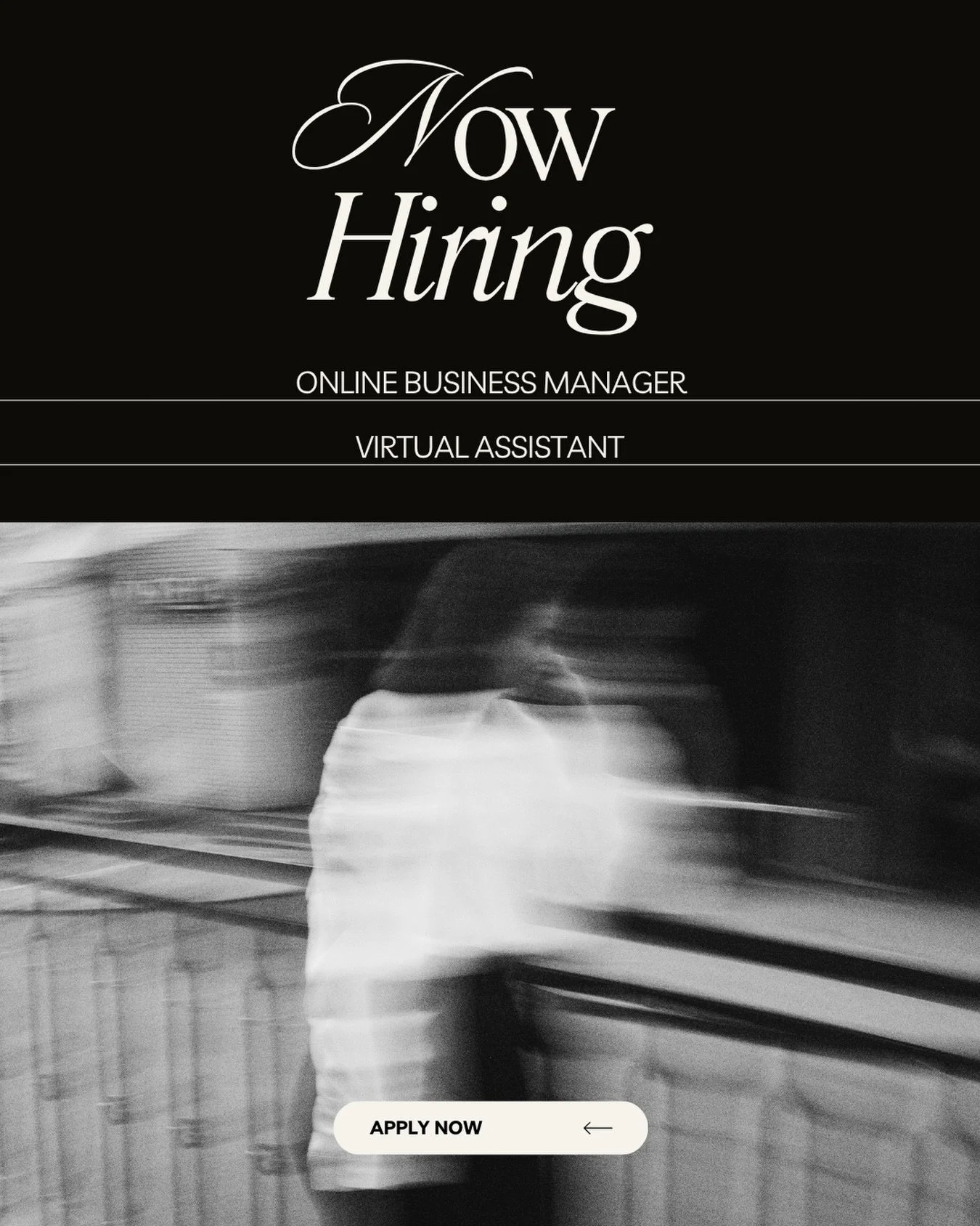 We&rsquo;re hiring for two exciting roles at Legacy OBM ✨ 

As our agency grows, we&rsquo;re looking for organized, proactive, systems-savvy women to join our team and support incredible women-owned businesses across industries like weddings, coachin