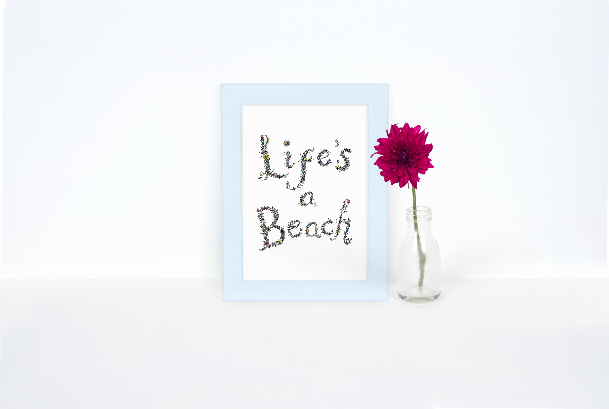 Life's a Beach Art Print