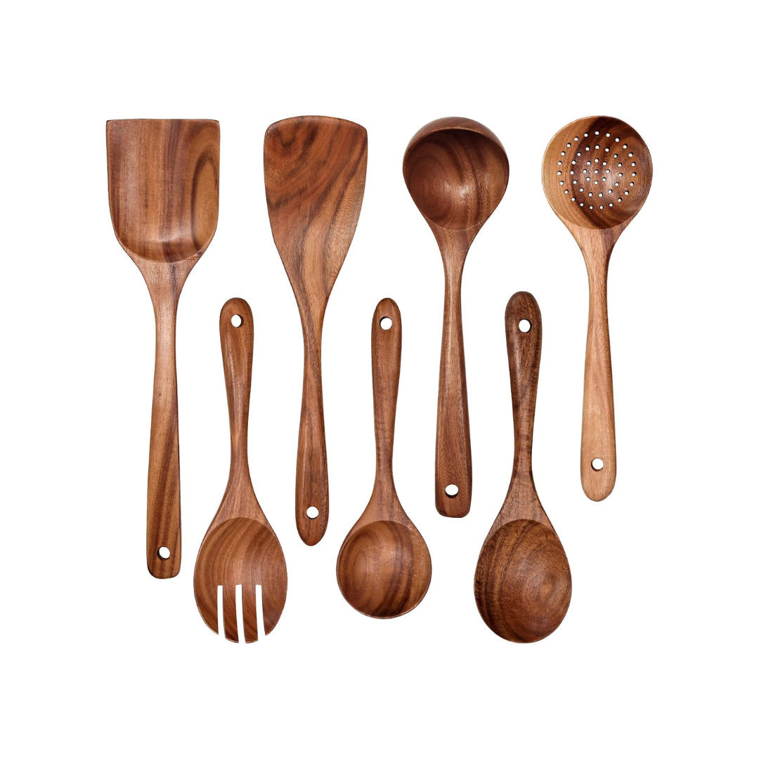 Wooden Non-Stick Kitchen Utensils