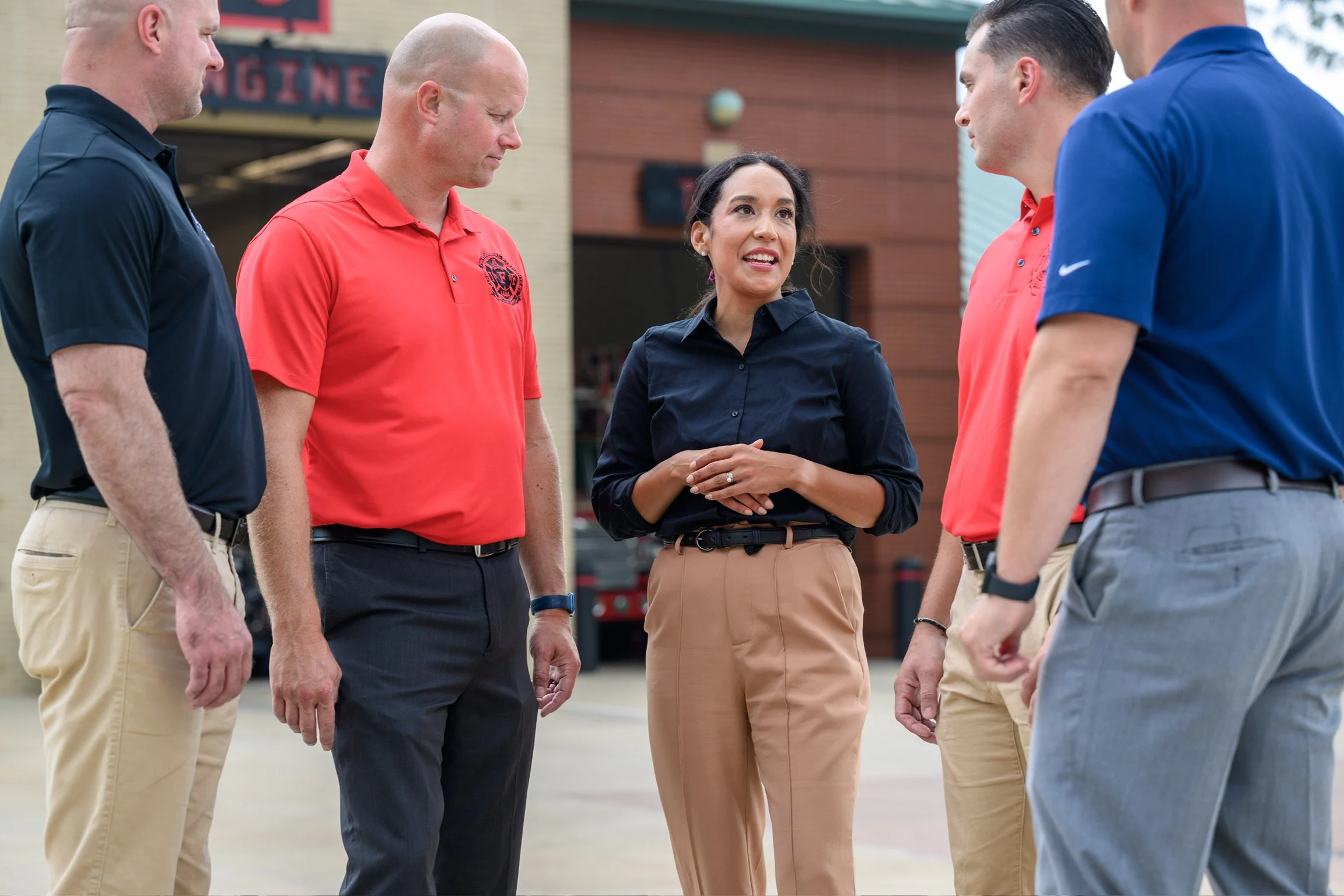 Firefighters support politics