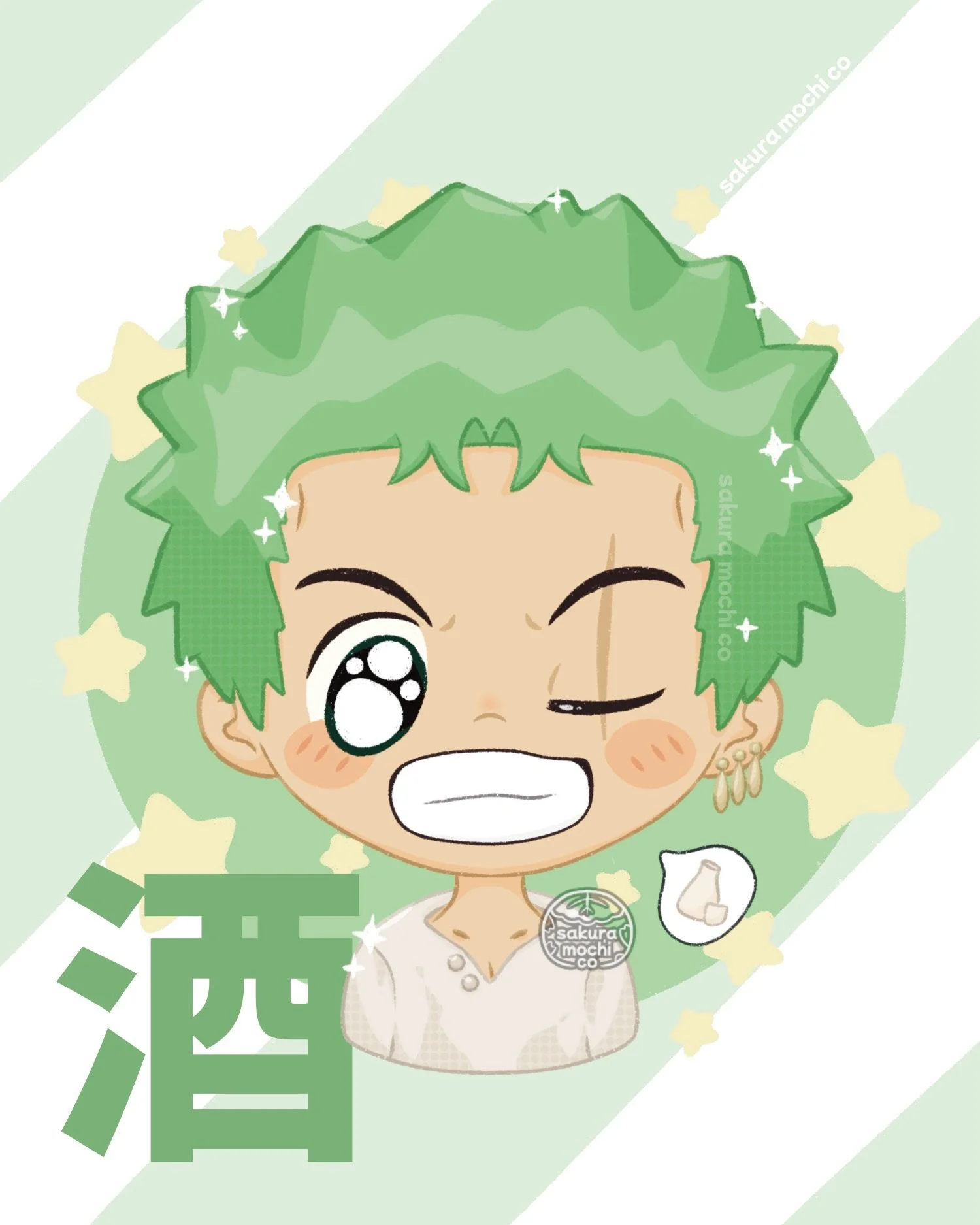 zoro 🍶

the best swordsman in the world ⚔️💚

♡ any support is super appreciated ♡
&bull;
&bull;
&bull;
#onepiecefanart #zoro #ワンピースイラスト #piratehunter #chibidrawing