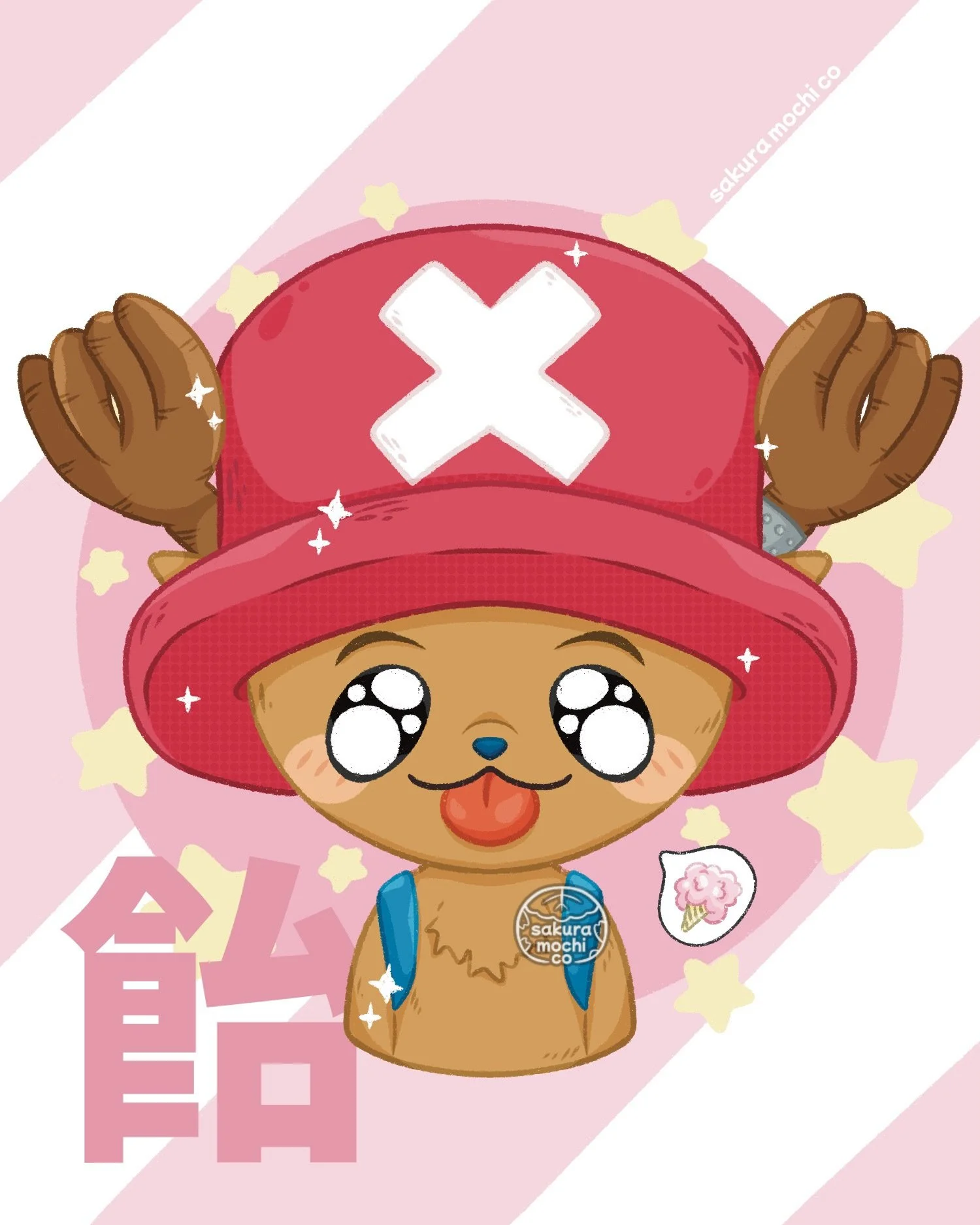 chopper 🩷

the cutest cotton candy lovin&rsquo; tanuki 😆💕

♡ any support is super appreciated ♡
&bull;
&bull;
&bull;
#chibiartist #chopper #ワンピースイラスト #animeillustration #onepiecefanart