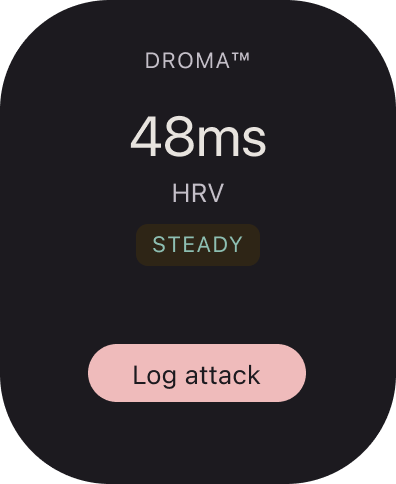 Droma Apple Watch Home Screen