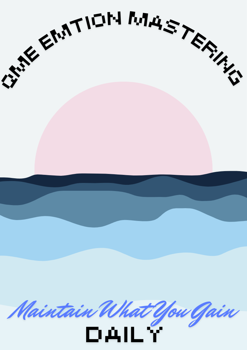 06 - AS - Blue minimalist ocean and sun landscape poster.png
