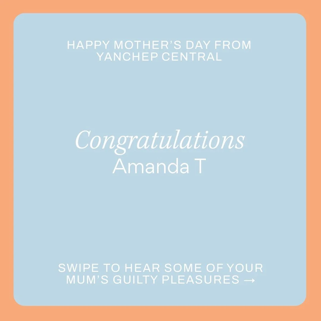 Congratulations Amanda T you are the lucky winner of our Mother's Day Competition! 🎉🍾💞

An email has been sent for information on how to collect your prize.

We hope all the Mums, Grand Mothers and caregivers had a lovely day. Swipe to hear some o