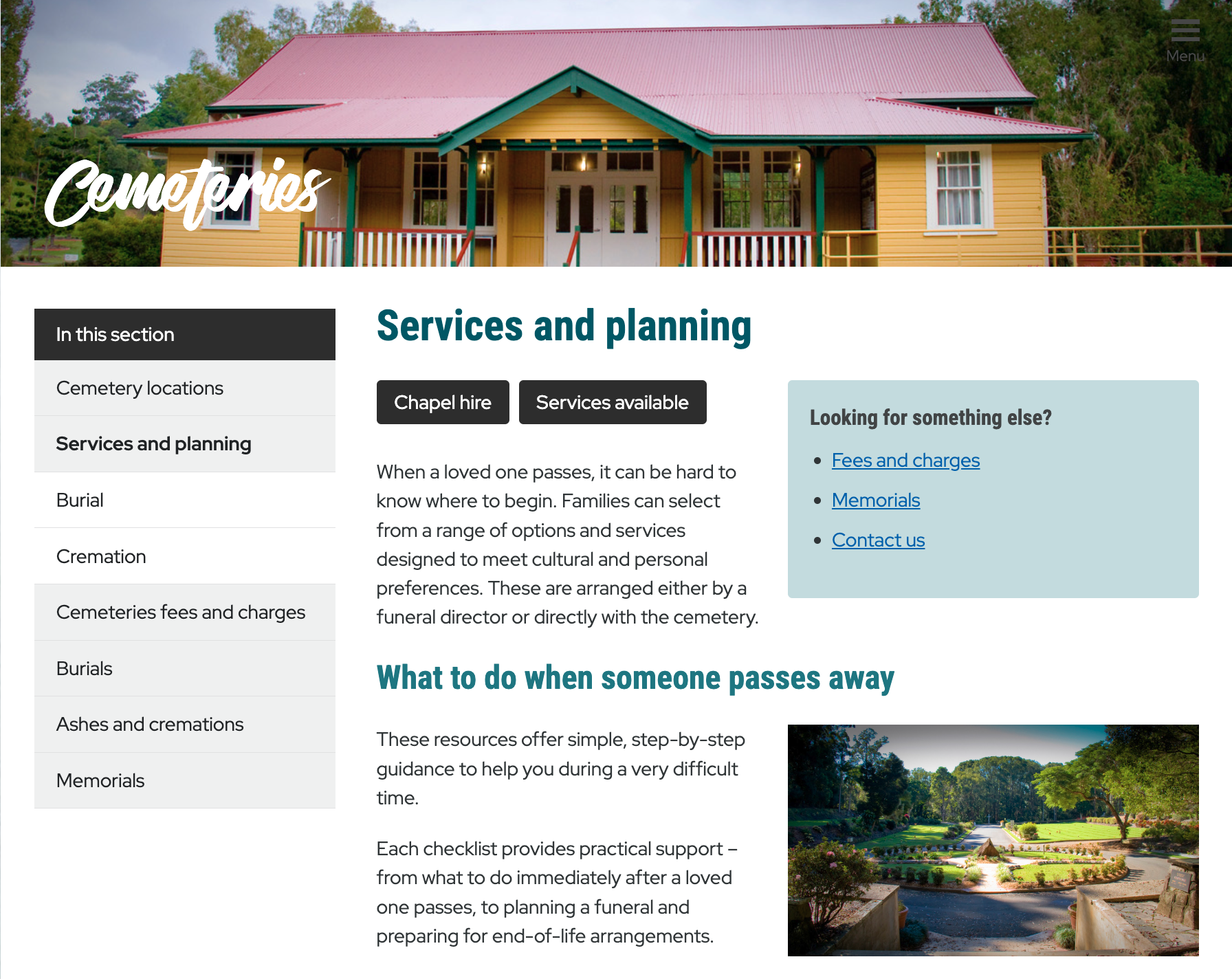 Tweed Shire Council cemeteries website