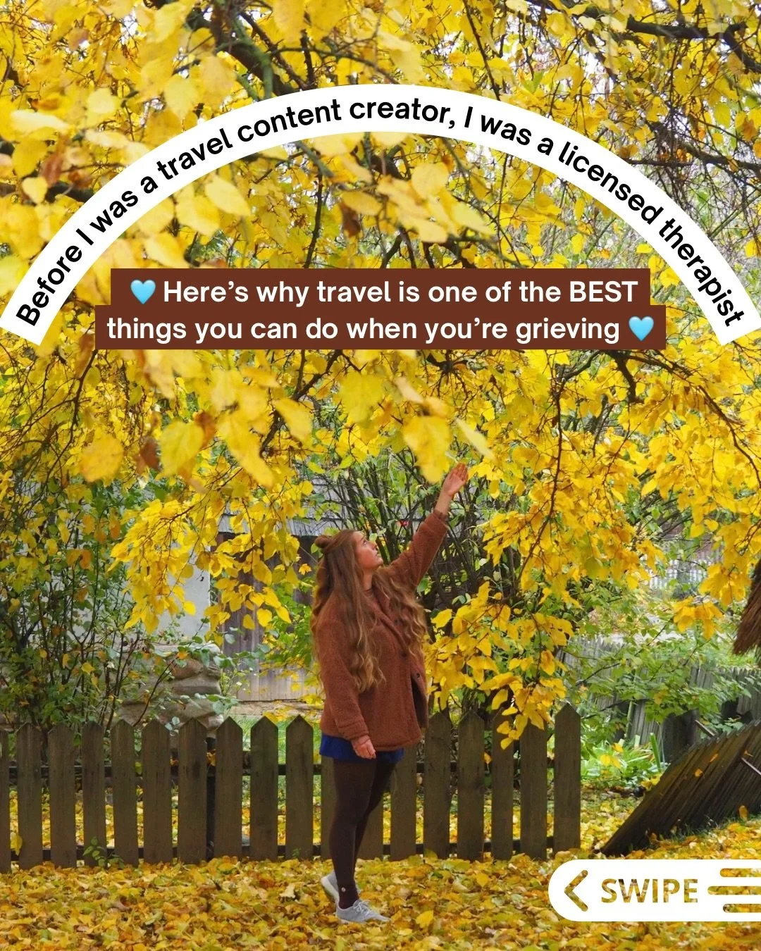 Some thoughts for you in a season where grief can be triggered and we all need a little hope 🫶

Travel is one of the most precious gifts we have on earth and one of the most powerful perspective shifters and healers available. 

🩵 Send this to some