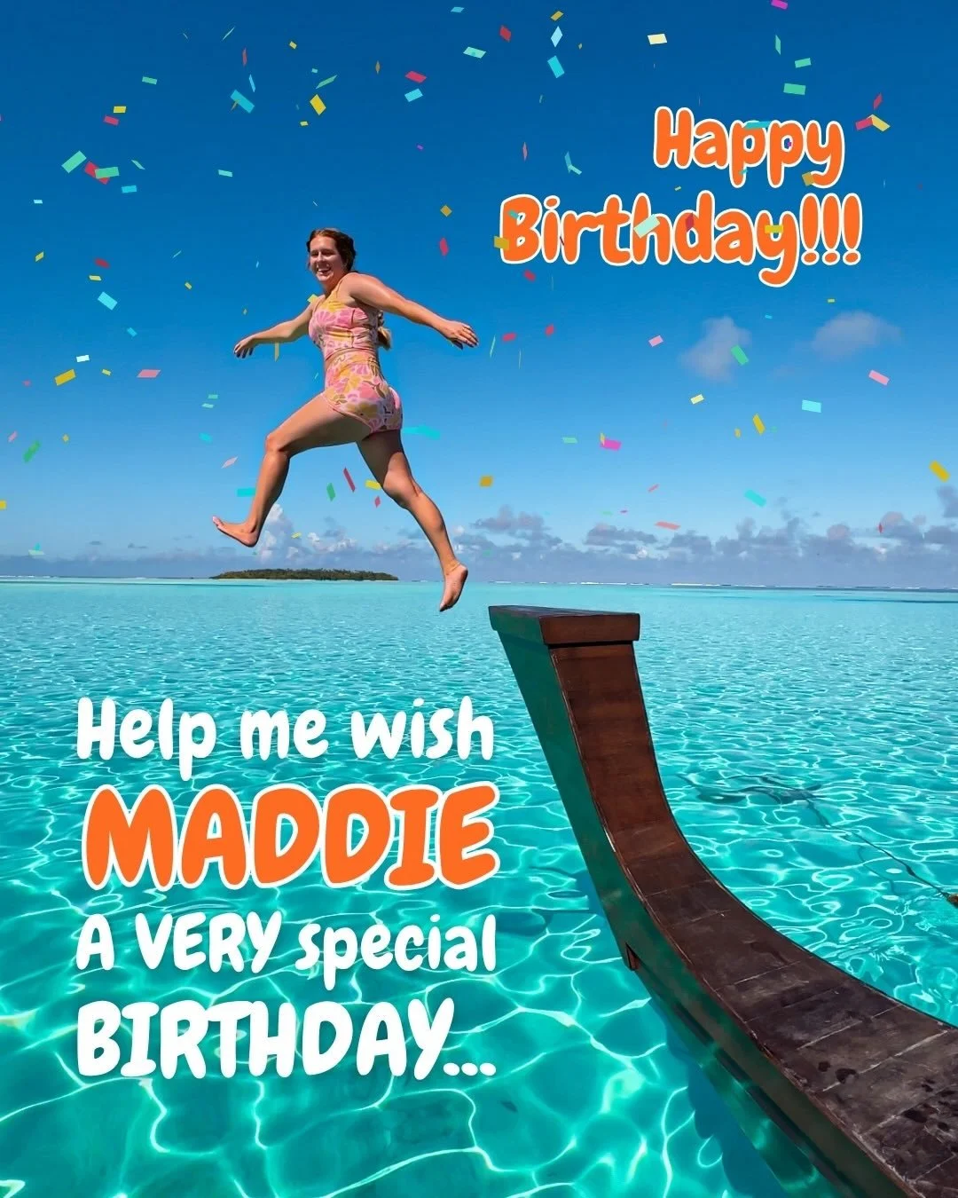 🥳 IT&rsquo;S TIME TO CELEBRATE&hellip;.

HAPPY BIRTHDAY, MADDIE!!!!

Please help me celebrate Maddie by wishing her a happy birthday - she will love to read all of the comments 👇

Maddie, you are such a gift to me and so many other people. Thank yo