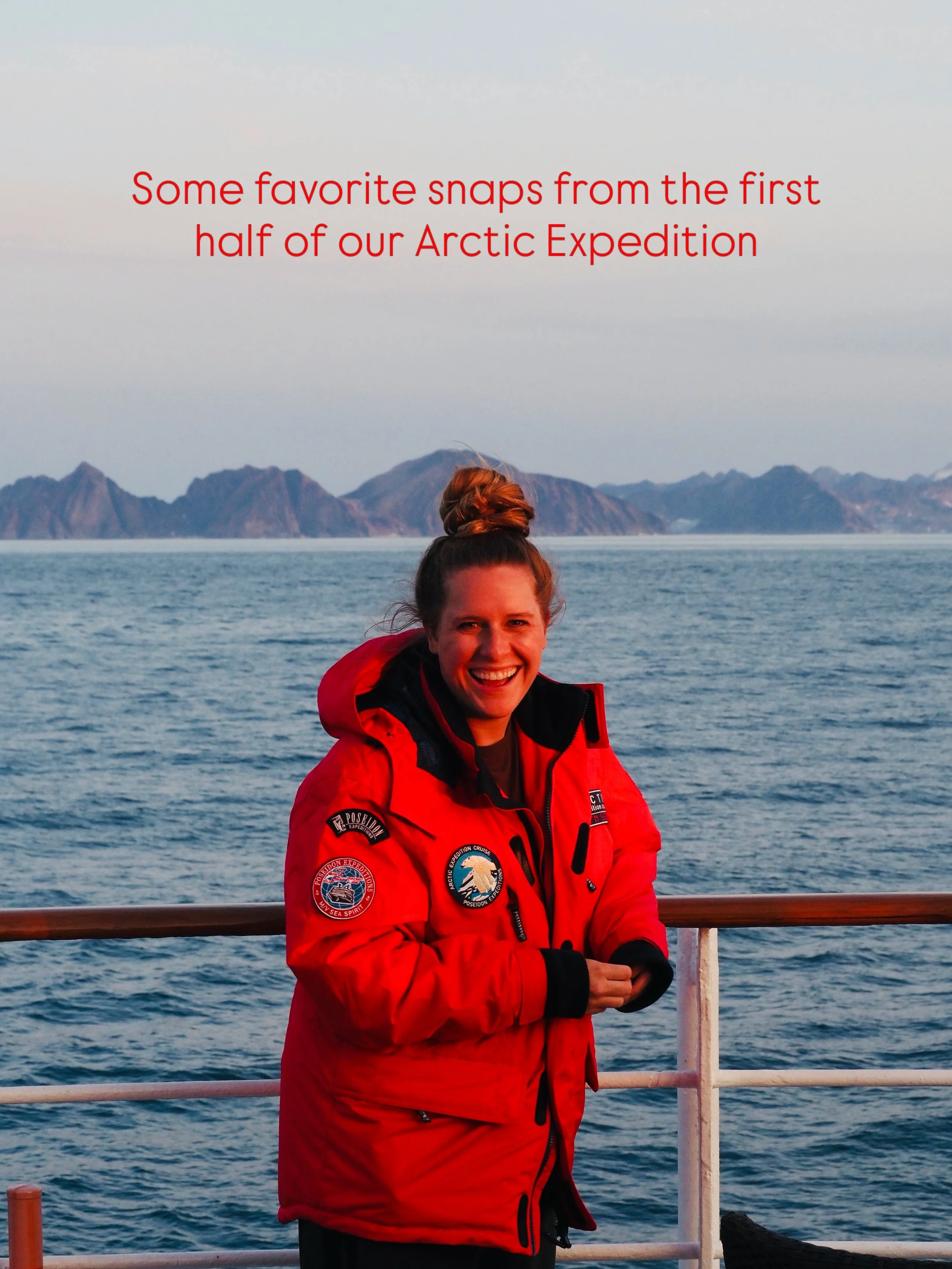The Arctic is pure magic ✨🧊 

I&rsquo;m not sure what we thought the Arctic would be like, but we can assure you it is more than we&rsquo;d ever imagined it to be! 🥹

It&rsquo;s hard to believe we&rsquo;re only HALFWAY through this spectacular jour