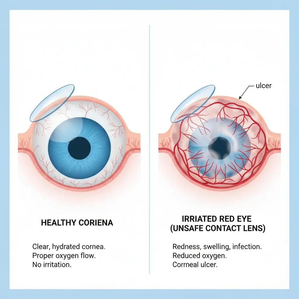 Risks of Buying Cheap Online Lenses