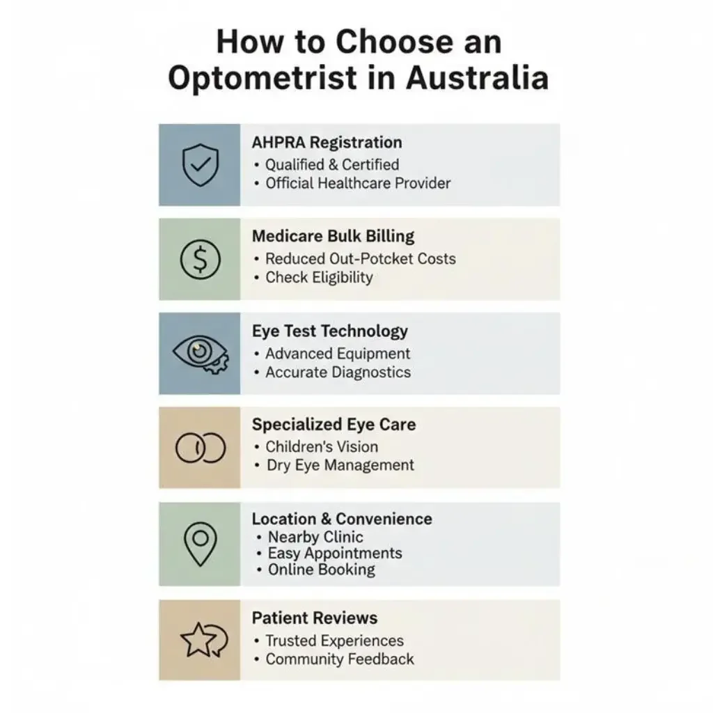 How to choose optometrist in australia