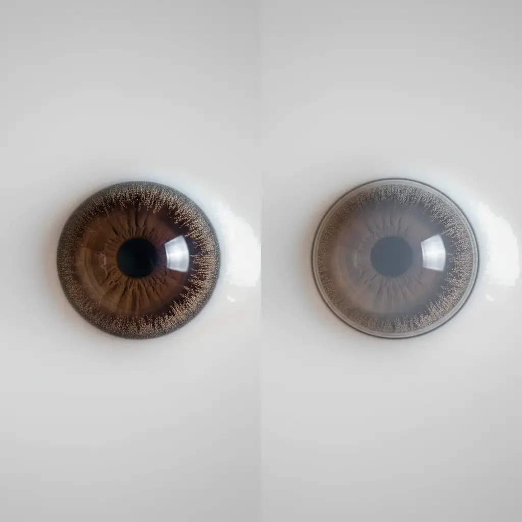 Coloured contact lenses