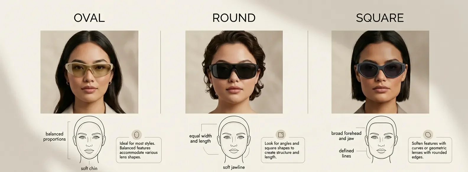 Who should wear wraparound glasses