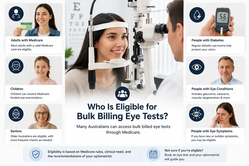 Who is eligible for Bulk billing eye Test